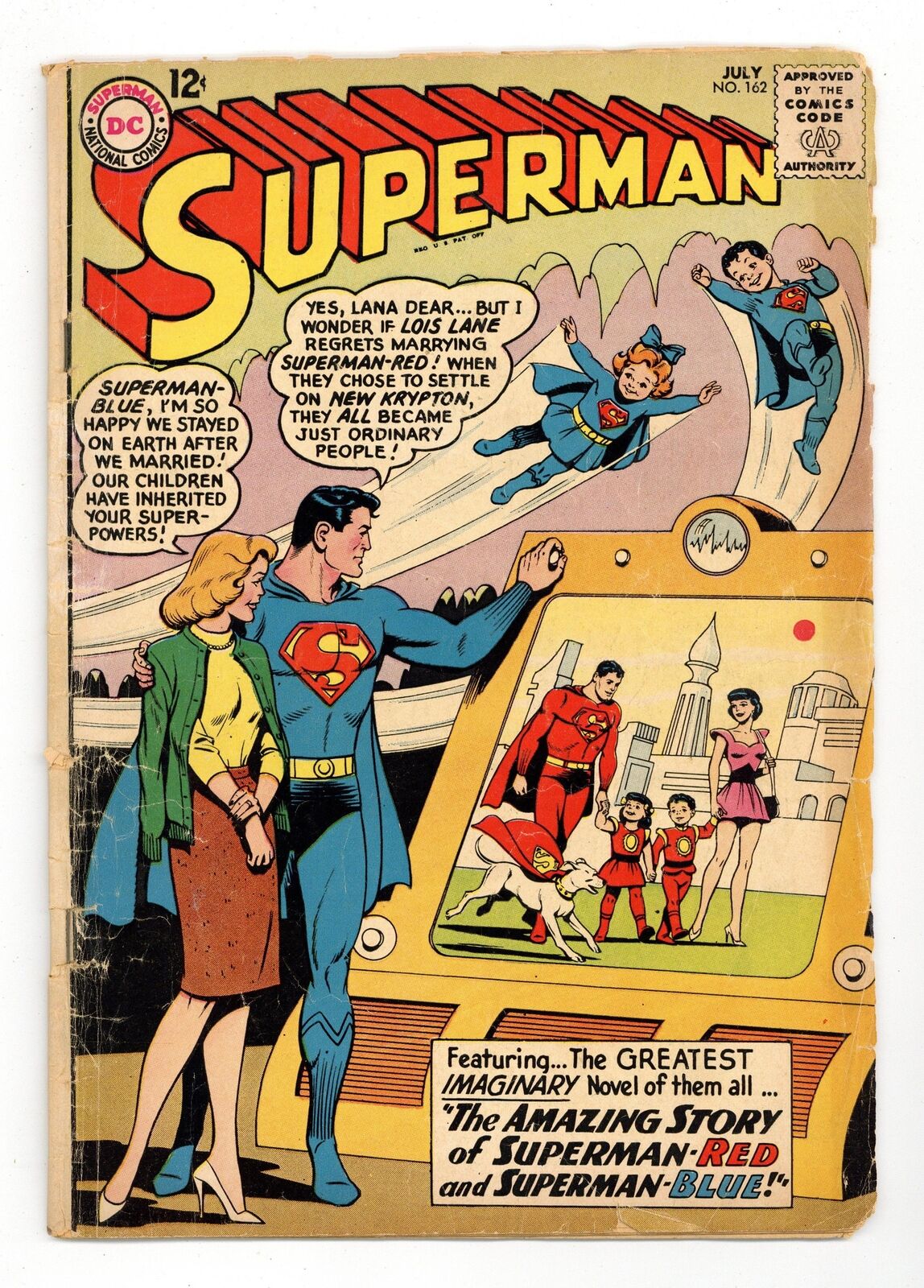 Superman #162 GD+ 2.5 1963