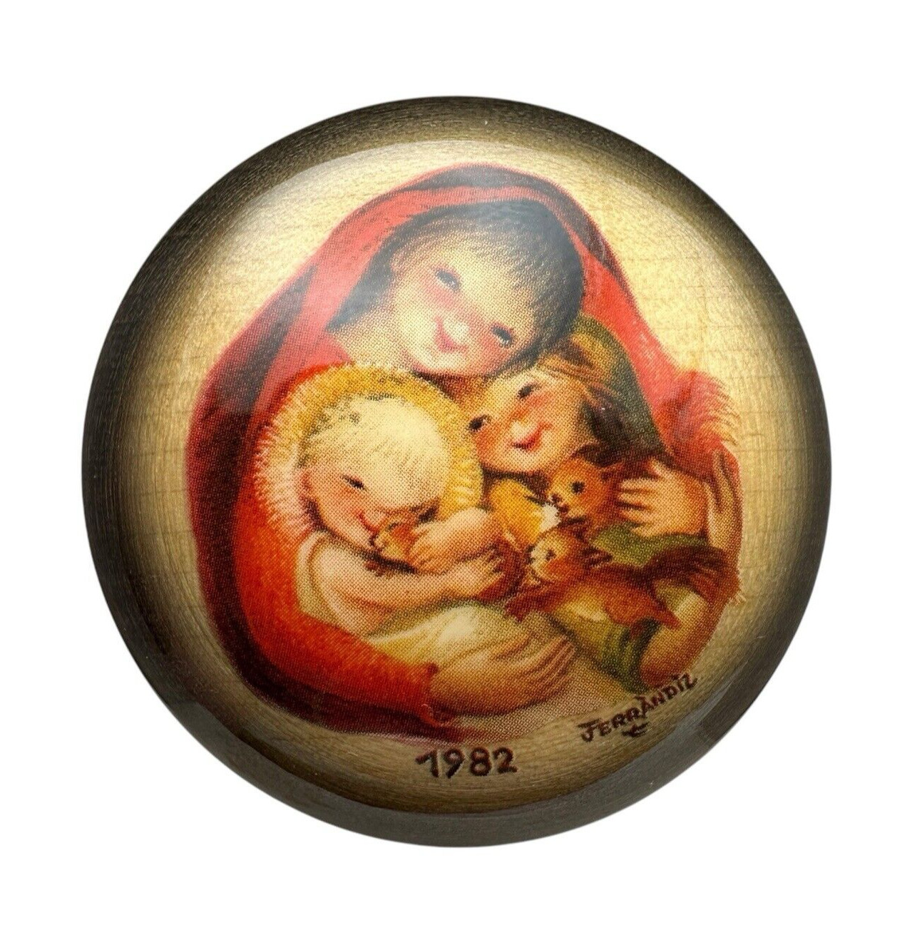 ANRI Ferrandiz Italy First Limited Edition 1982 Jewel Box Made in Italy w Pkg