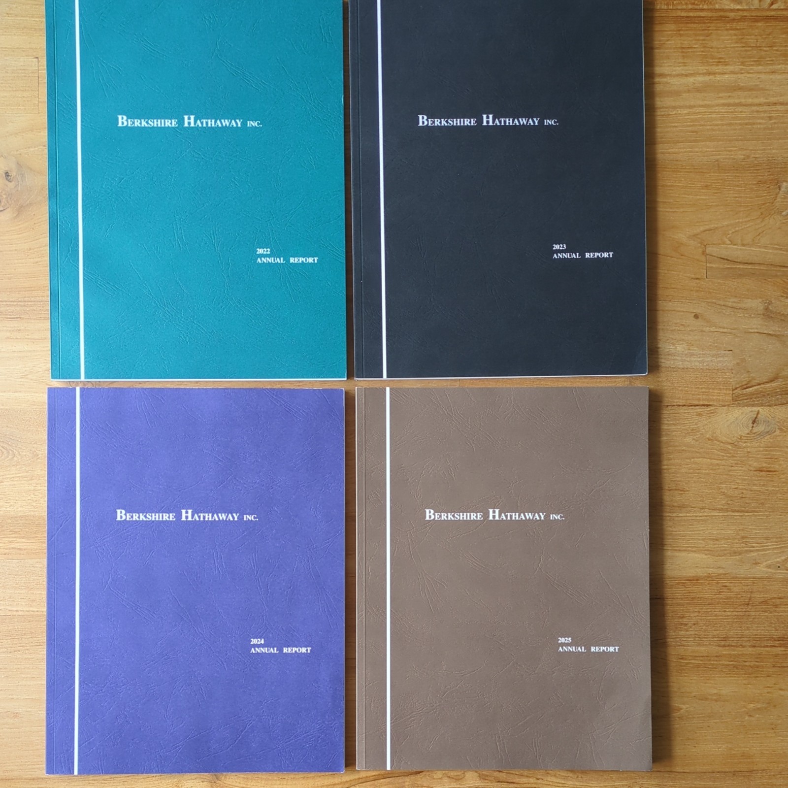 2022, 2023, 2024, and 2025 Berkshire Hathaway Annual Report
