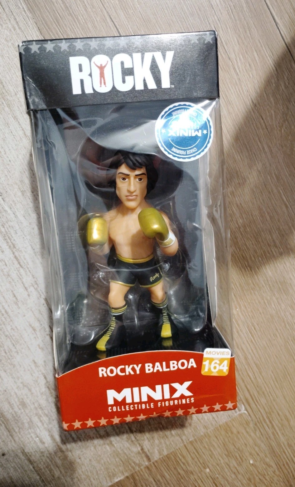 Rocky Balboa Gold Gloves Minix Collectible Chase Figurine