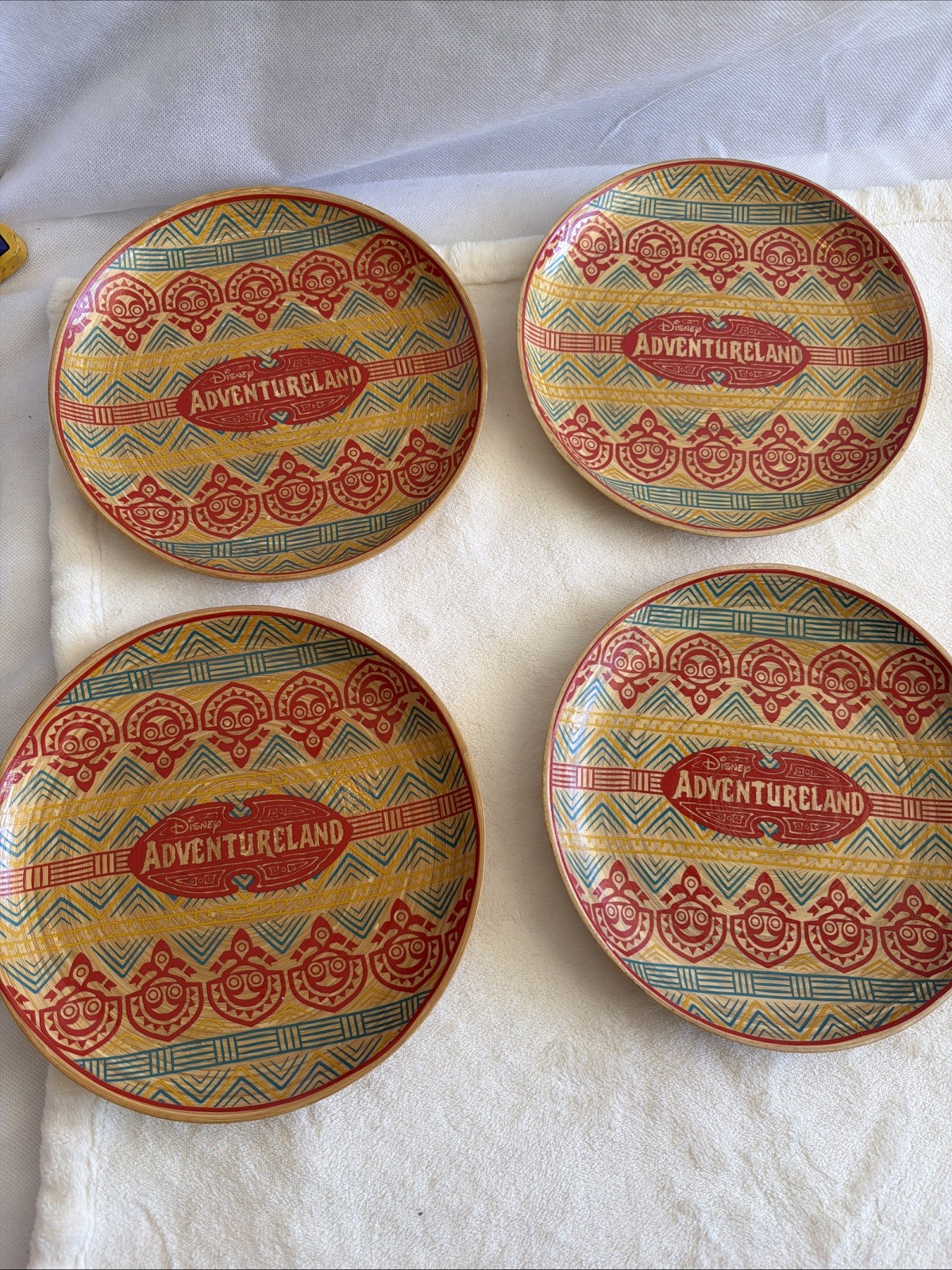 2015 Disneyland Adventureland Home Bamboo Plate