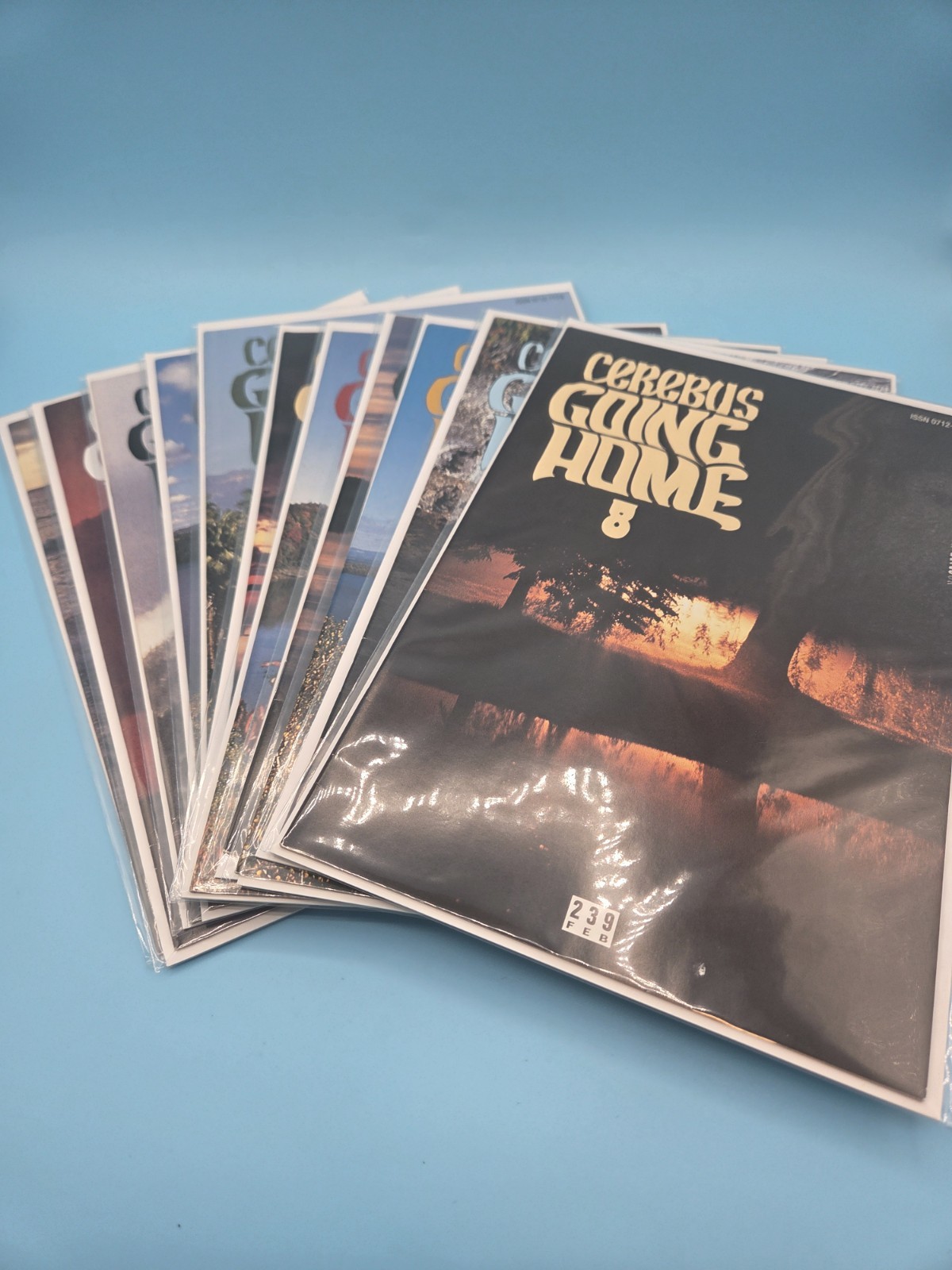 Cerebus Going Home Comic Lot (12) #8-24 Aardvark-Vanaheim - Lot F-18