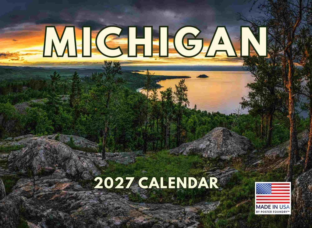 Michigan Calendar 2027 Monthly Wall Calender 12 Month 12x18 Michigan Calendar 2027 Monthly Wall Calender 12 Month 12x18
