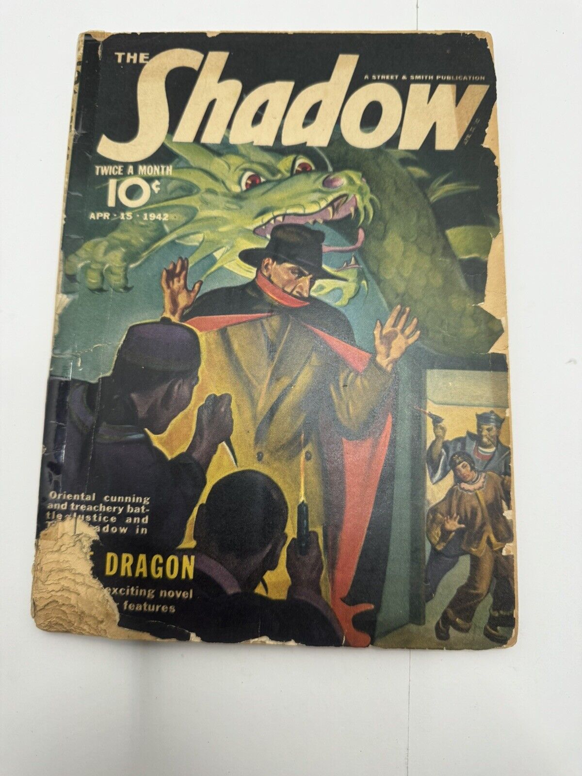 The Shadow Pulp April 15 1942- Jade Dragon-Maxwell Grant-