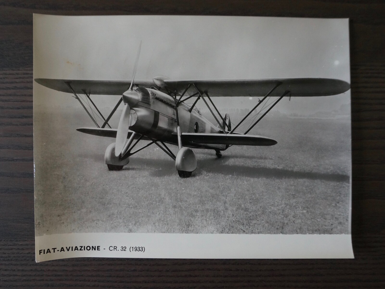 1933 Fiat Aviazone CR 32 AIRCRAFT - 1964 PHOTO