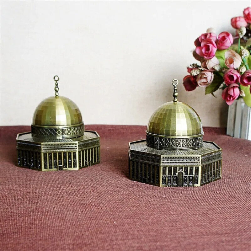 Holy Al Aqsa Mosque Bronze Metal Dome of Rock Statue Fast shipping
