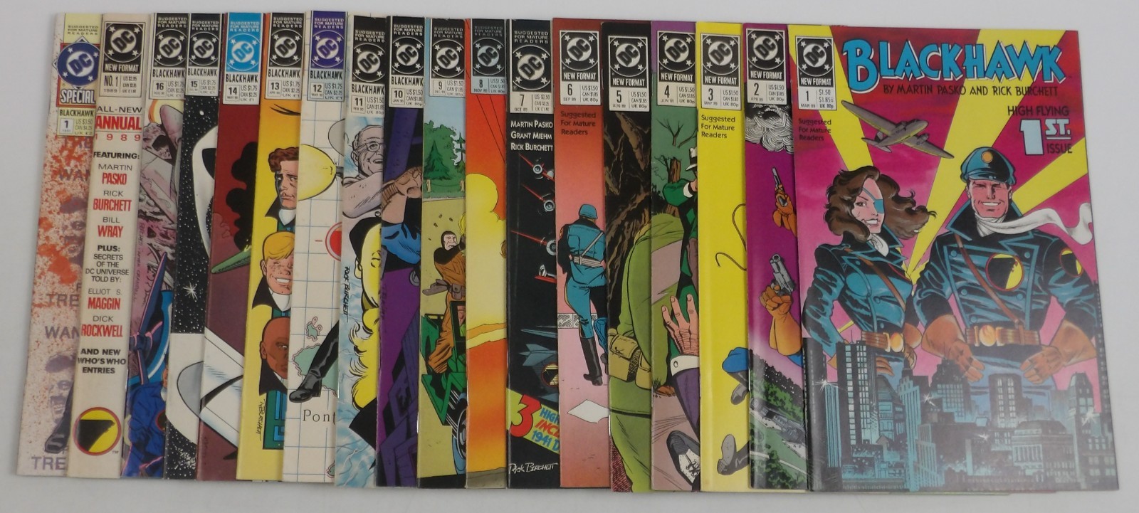 Blackhawk Vol. 3 #1-16 VF/NM complete series + Annual + Special - DC Comics set
