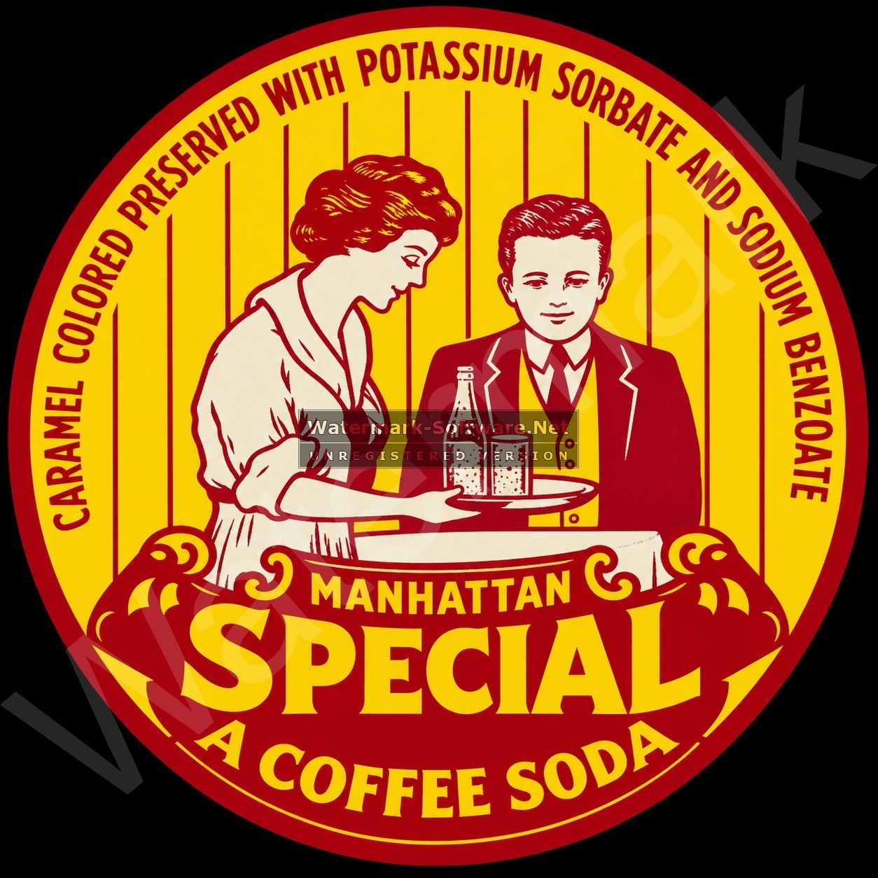 Manhattan Special Coffee Soda 11.75\