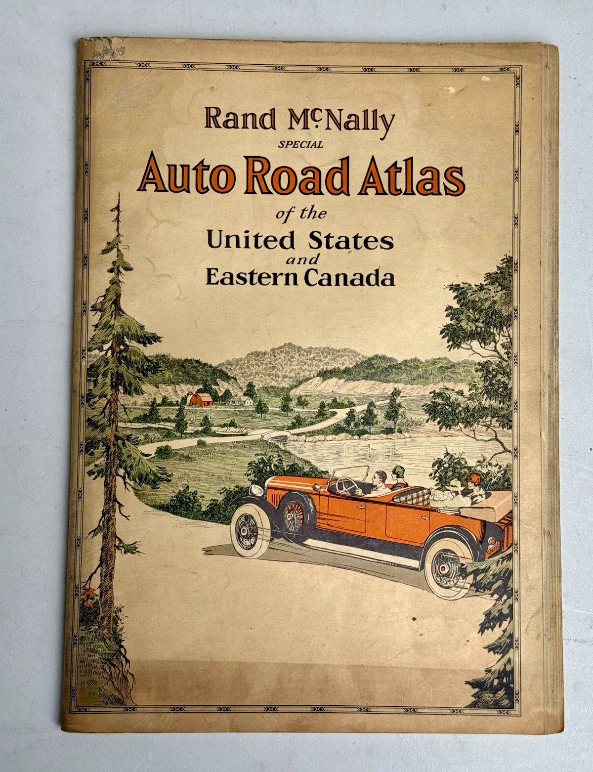 Vintage Rand McNally 1931 Auto Road Atlas of United States & Eastern Canada