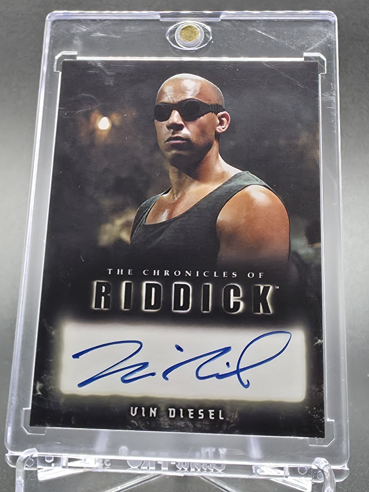 2004 Chronicles of Riddick Vin Diesel Auto Card Pitch Black 2004 Chronicles of Riddick Vin Diesel Auto Card Pitch Black