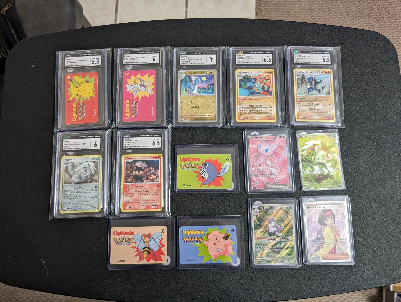 14 Pokémon Graded and Non  Card Lot