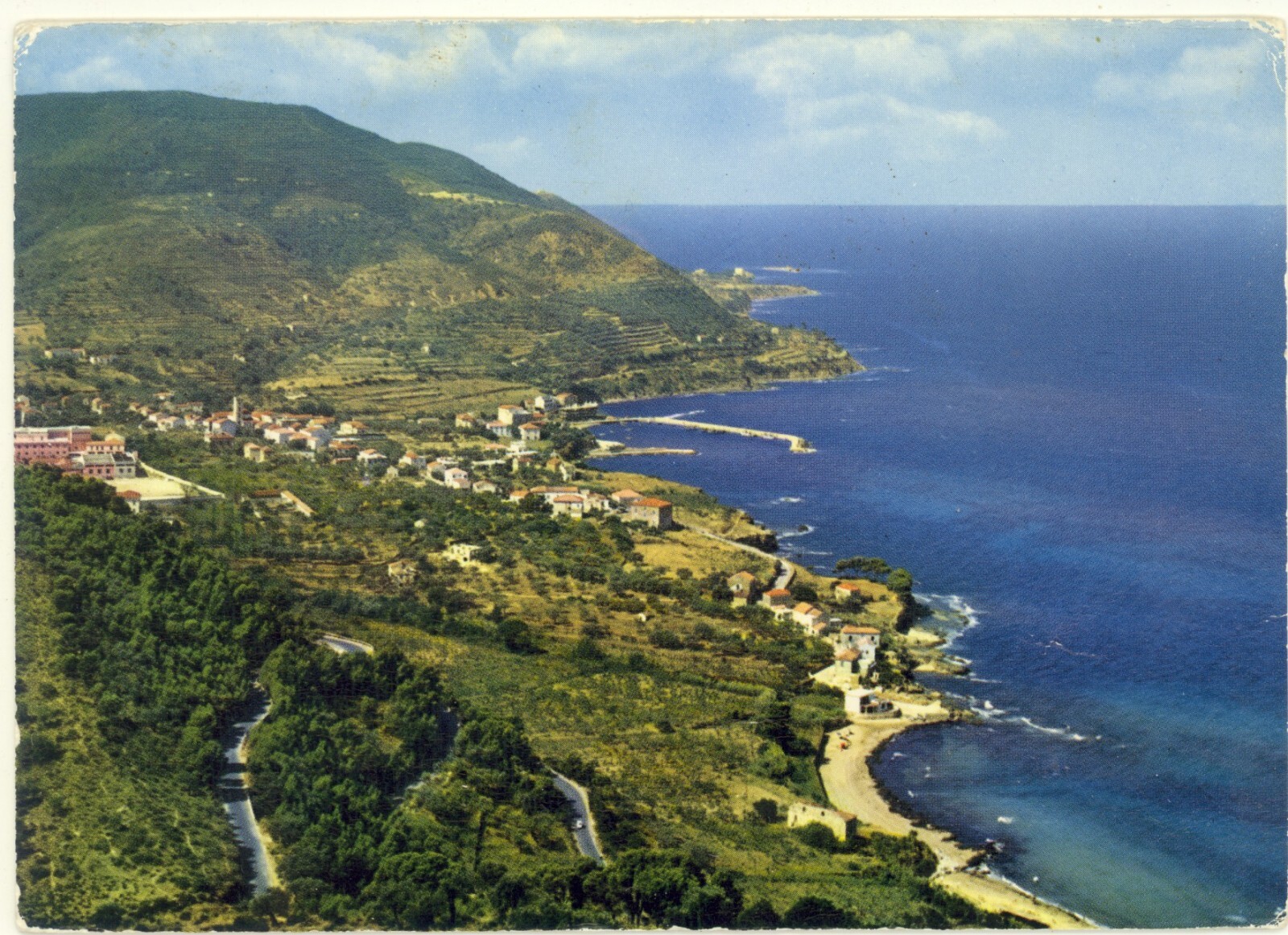 S.MARCO DI CASTELLABATE -SALERNO -PANORAMA 1965 POSTCARD S.MARCO DI CASTELLABATE -SALERNO -PANORAMA 1965 POSTCARD