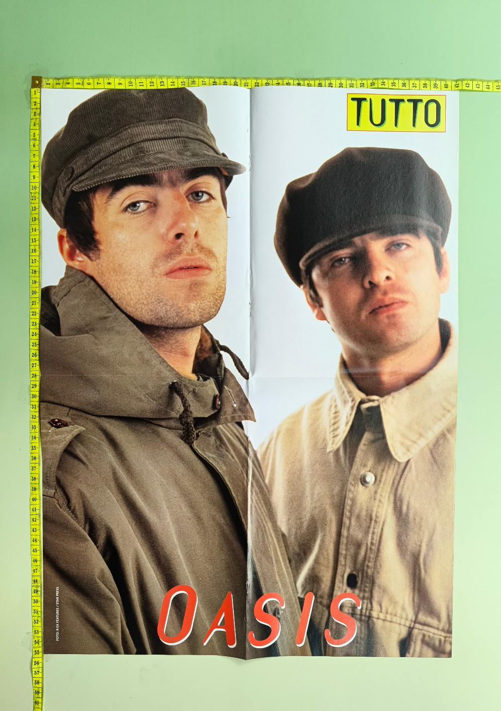ORIGINAL VINTAGE OASIS POSTER ALL MUSIC