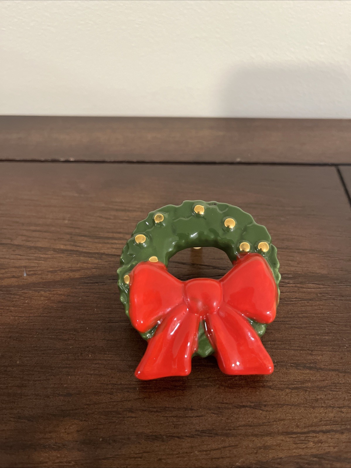 RETIRED Rare Nora Fleming Mini Wreath A113 Christmas Holiday