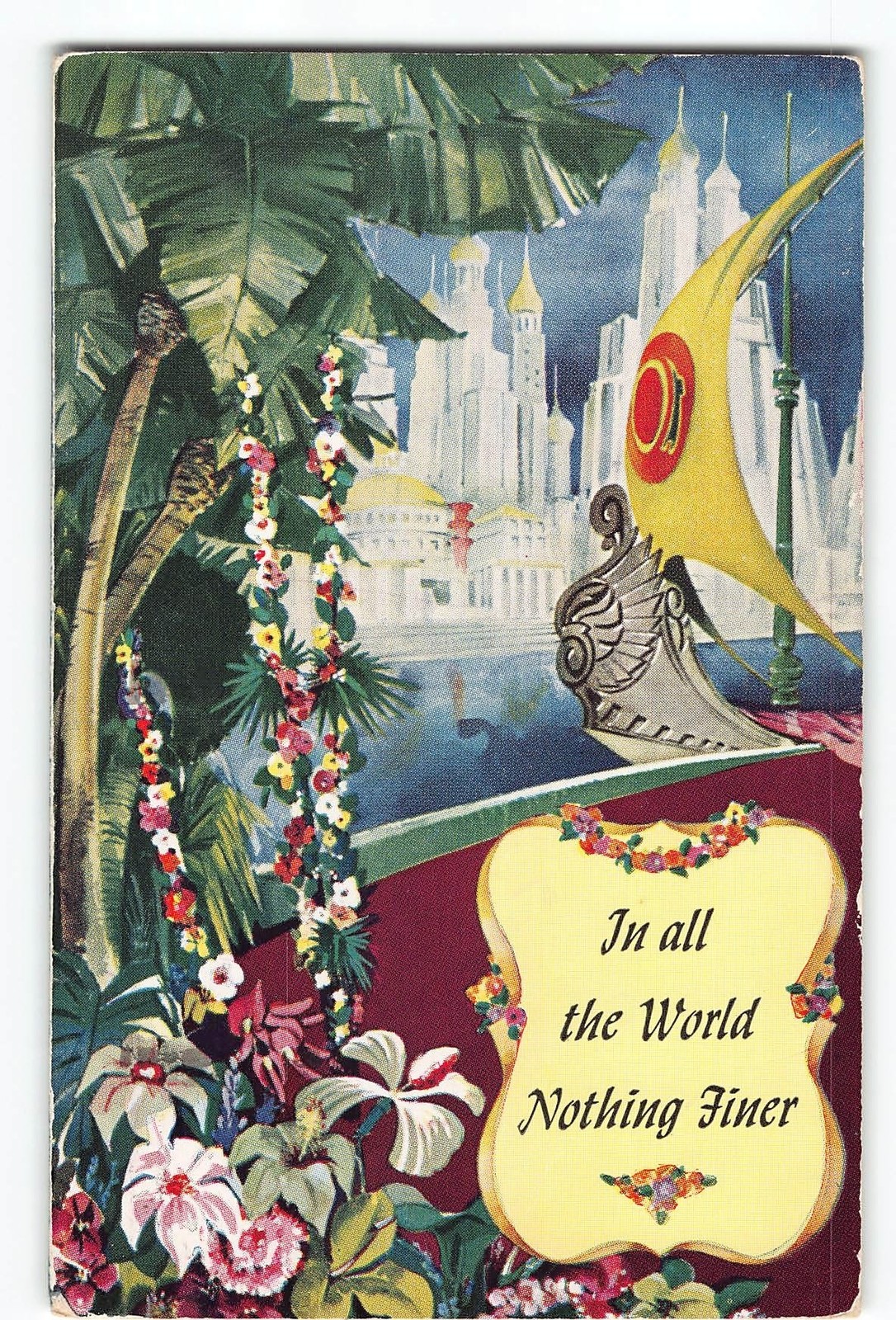 Chicago Illinois IL Vintage Postcard Shangri-La Restaurant