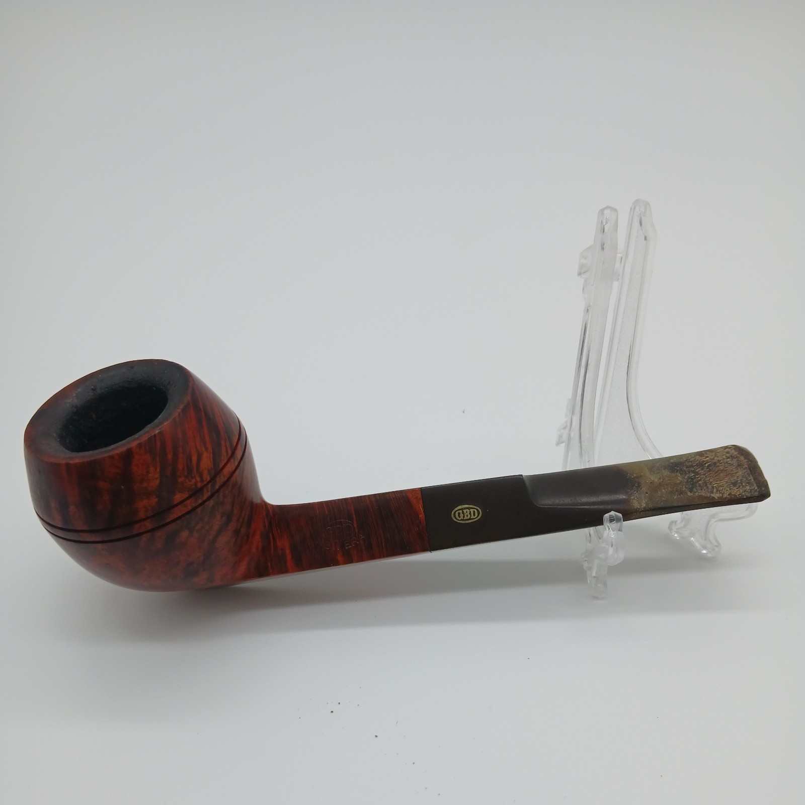 GBD New Standard 269 Smooth Estate Briar Pipe Vintage Broken Stem see pics