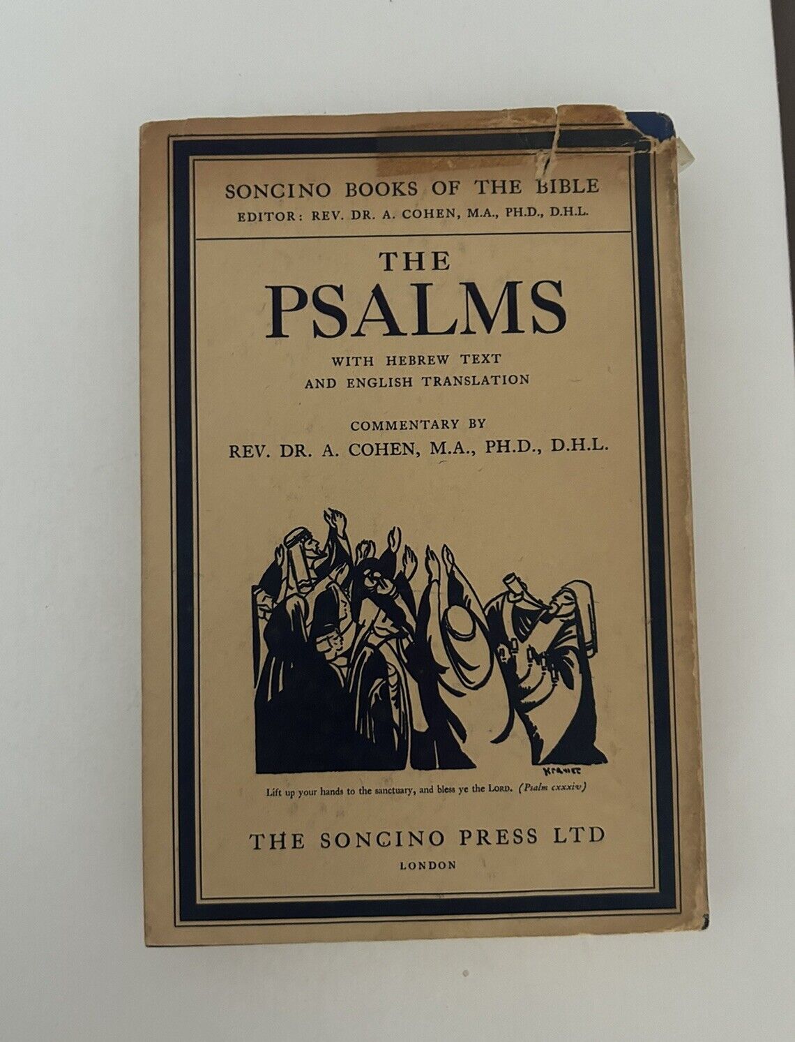 Psalms. Hebrew/English. Soncino Books of the Bible, 1960