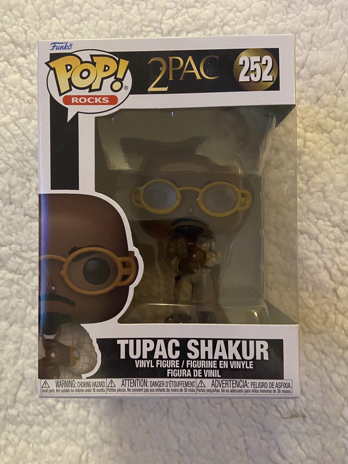 Funko Pop Tupac Loyal to the Game Vinyl Figure #252 NEW in Box