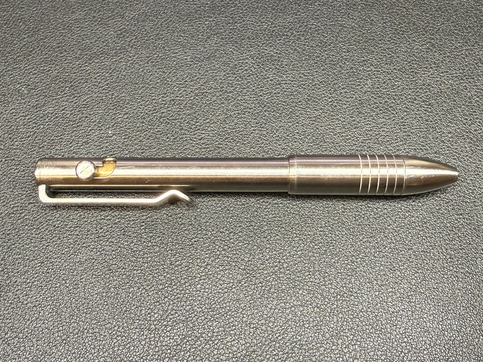 Big Idea Design Bolt Action Pen Titanium Raw