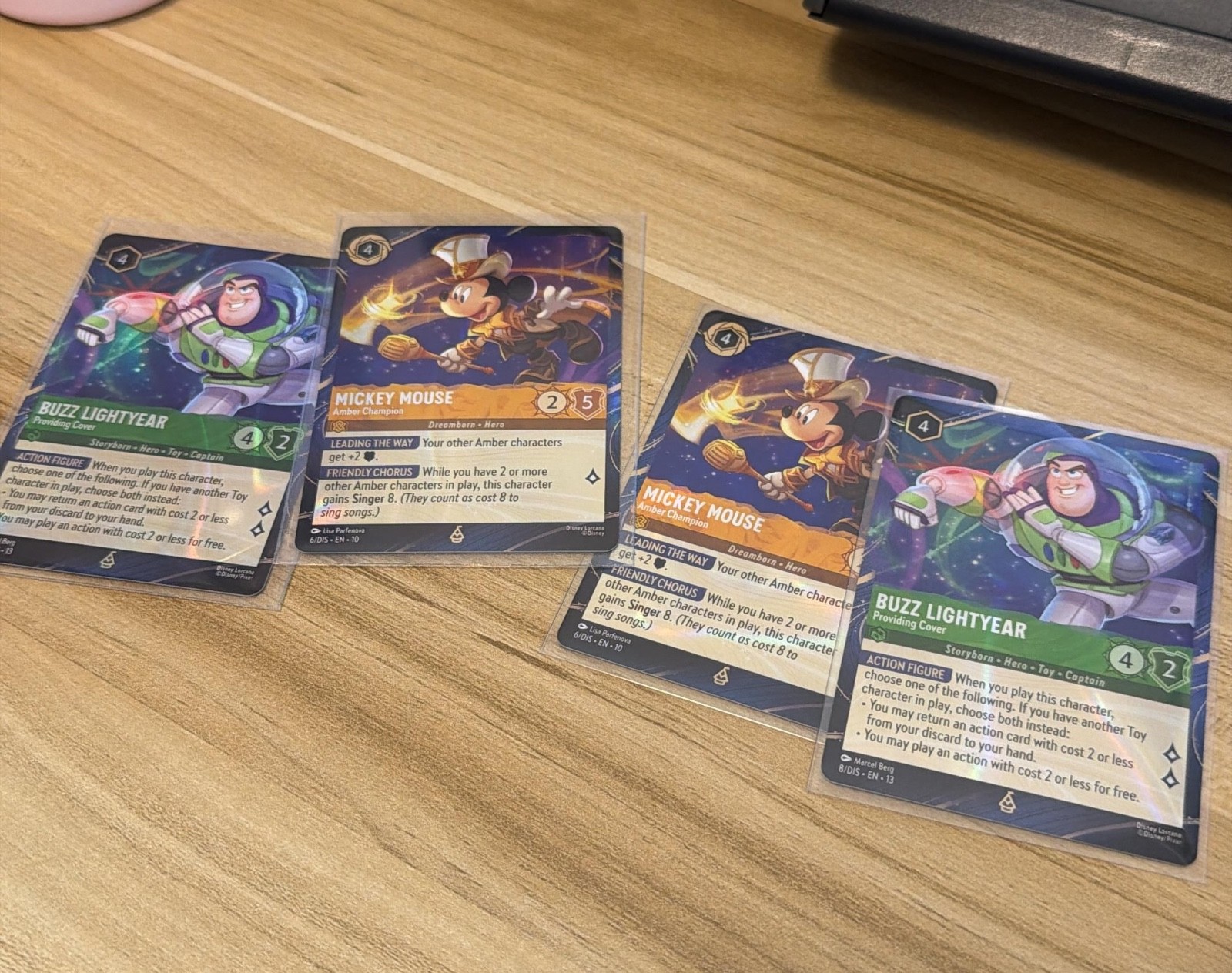 2 x Disney Lorcana – Mickey & Buzz  | HK Disneyland Promo