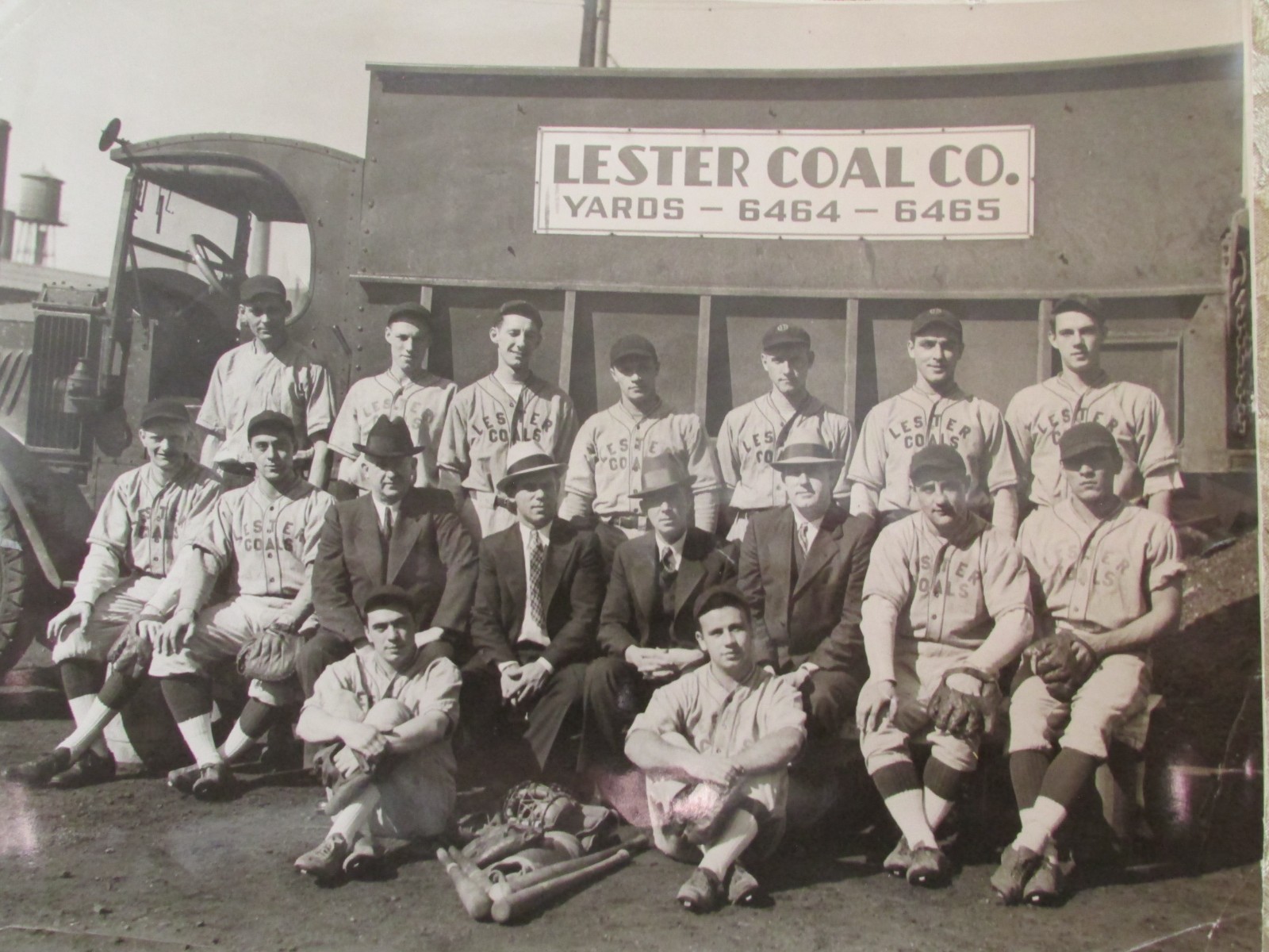 1920 - 1930s West Virgina Coal Baseball, Lester Coal CO. Size 7.5 X 9.5