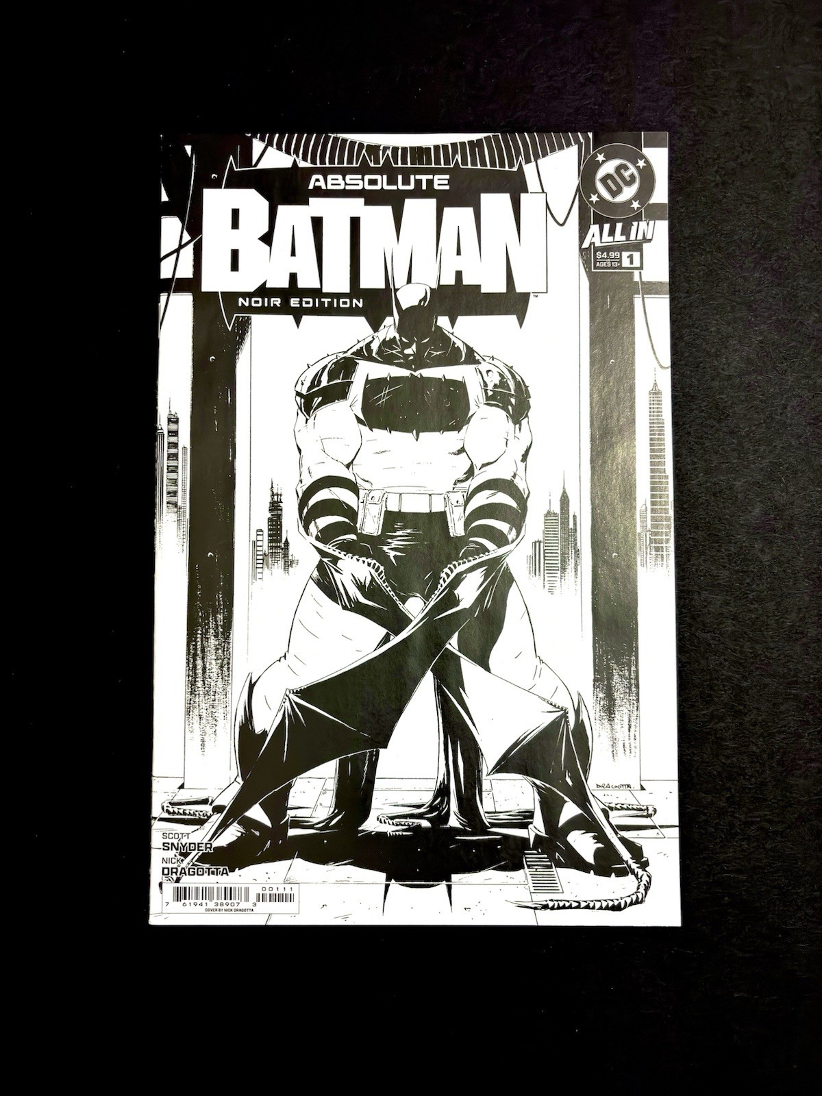 🦇 2024 DC Comics ABSOLUTE BATMAN Issue #1 * Noir Edition NM+ 1st Print 🦇 🦇 2024 DC Comics ABSOLUTE BATMAN Issue #1 * Noir Edition NM+ 1st Print 🦇
