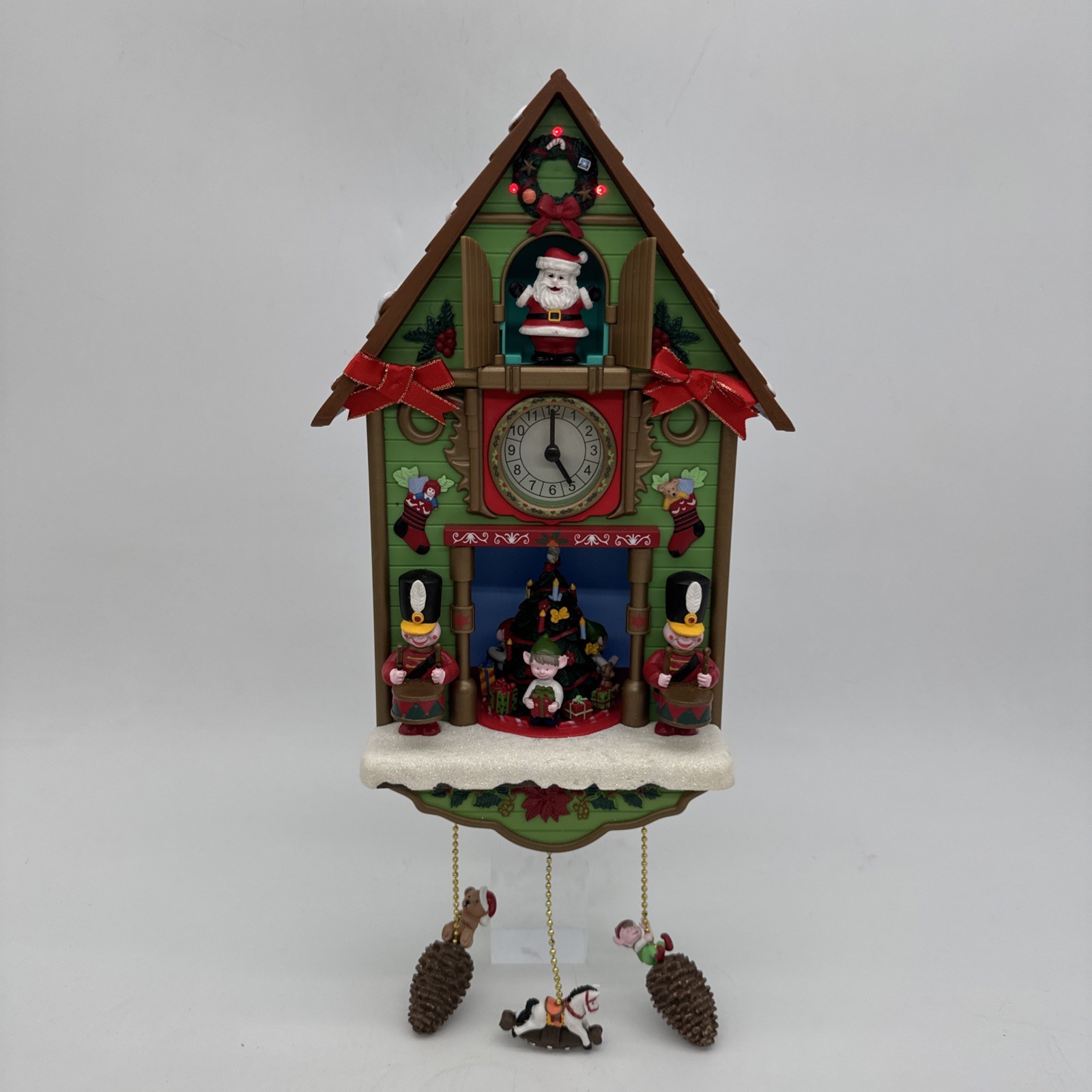 Avon 2011 Tick Tock Till Christmas Animated Lighted Cuckoo Clock Ex Working Cond Avon 2011 Tick Tock Till Christmas Animated Lighted Cuckoo Clock Ex Working Cond