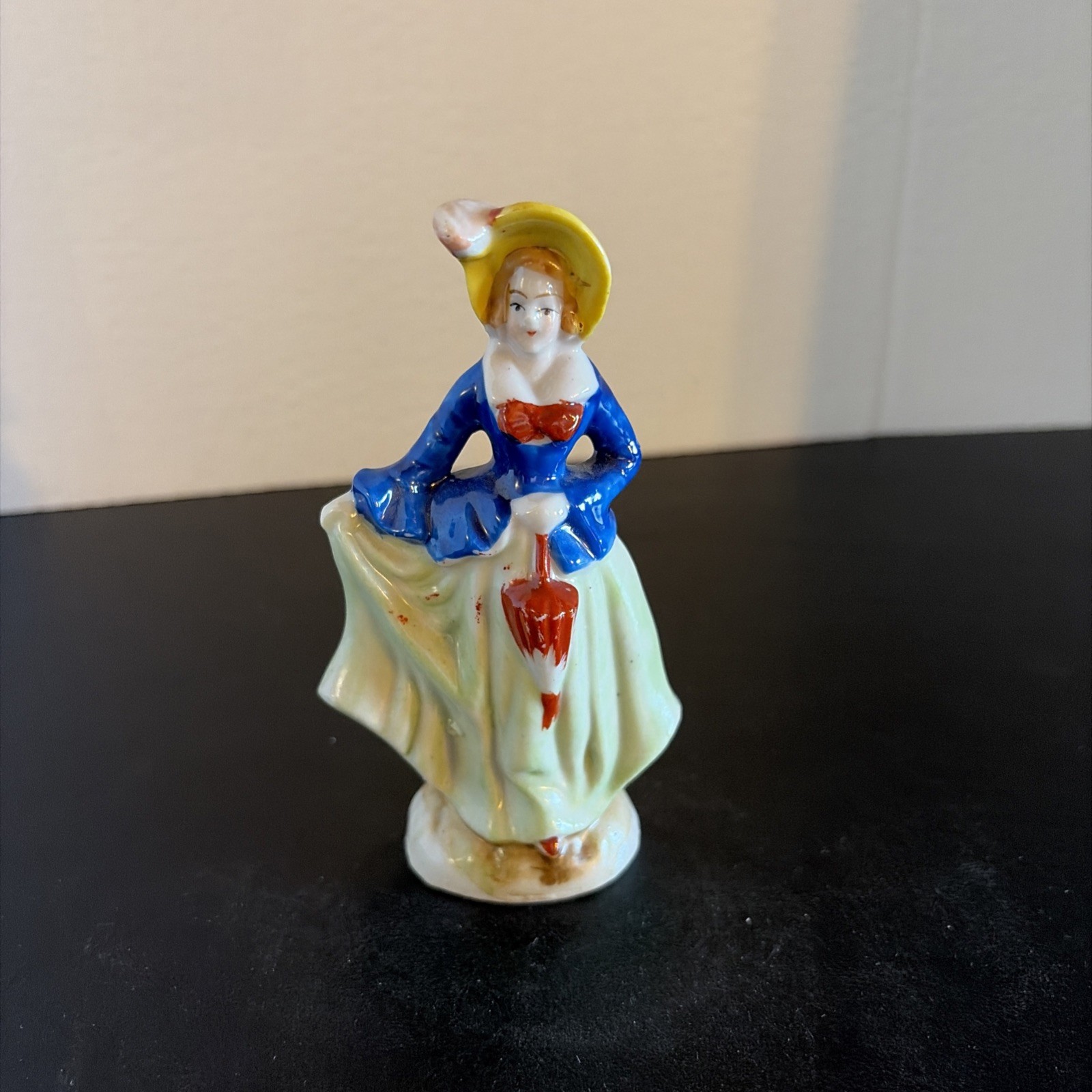 Vintage VTG Japan Ceramic Figurine Colonial Lady