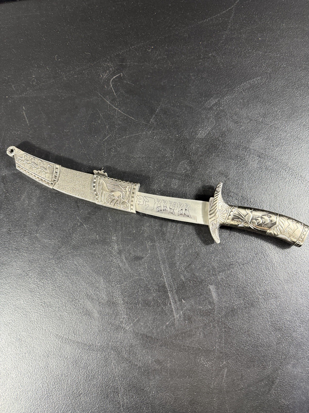 Tomahawk XL0649 Ornate Egyptian Style Dagger Knife w/ Sheath Compass