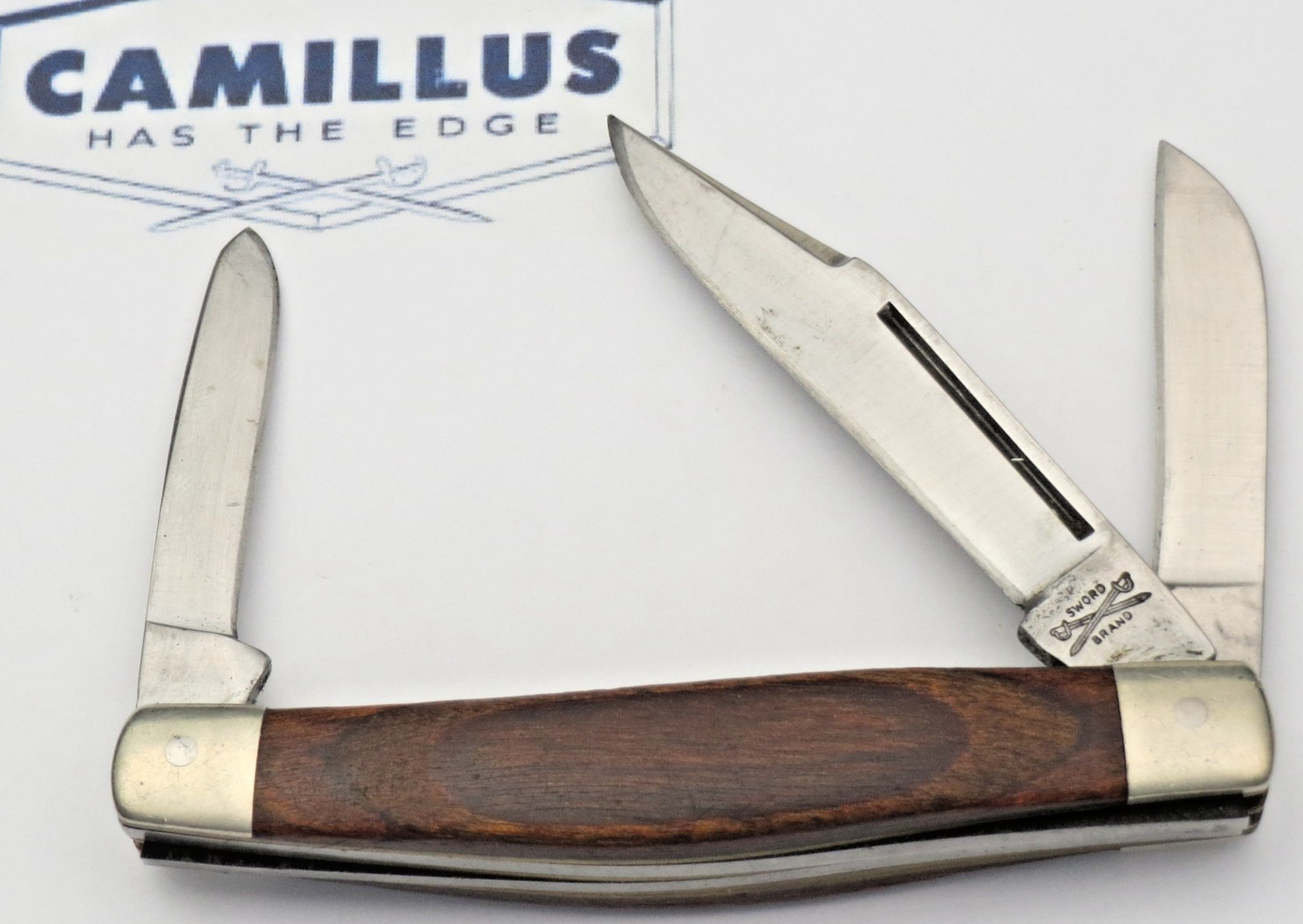 Vintage 1980\'s to 1990’s CAMILLUS SWORD BRAND Small Stock Knife - Used Knife