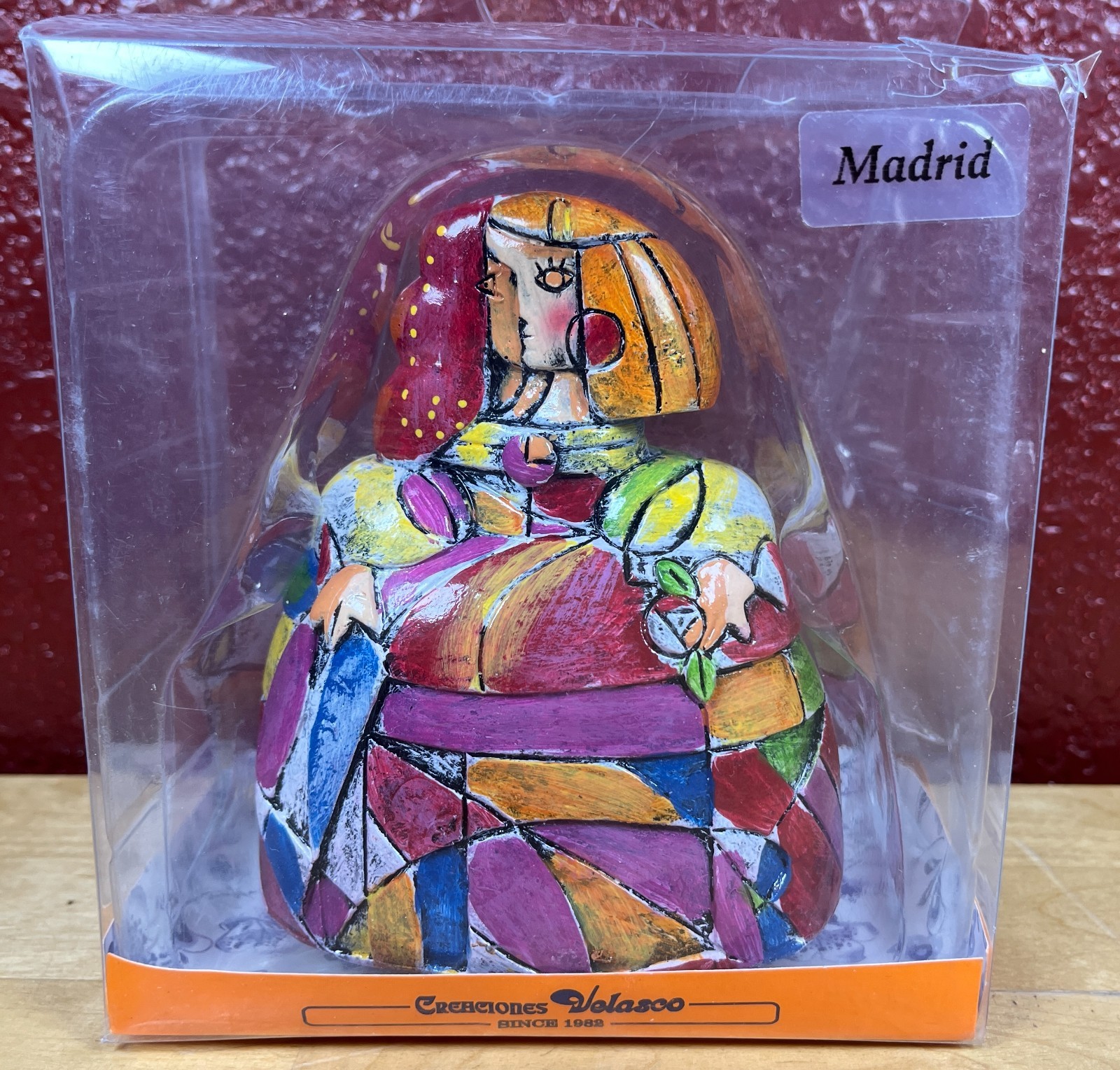 Caprichos Gaudi by Creaciones Velasco Hand Painted Resin Figure Abstract Woman Caprichos Gaudi by Creaciones Velasco Hand Painted Resin Figure Abstract Woman