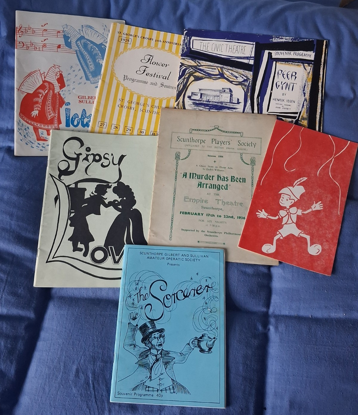 Job Lot Vintage Ephemera / Programmes Scunthorpe Lincolnshire
