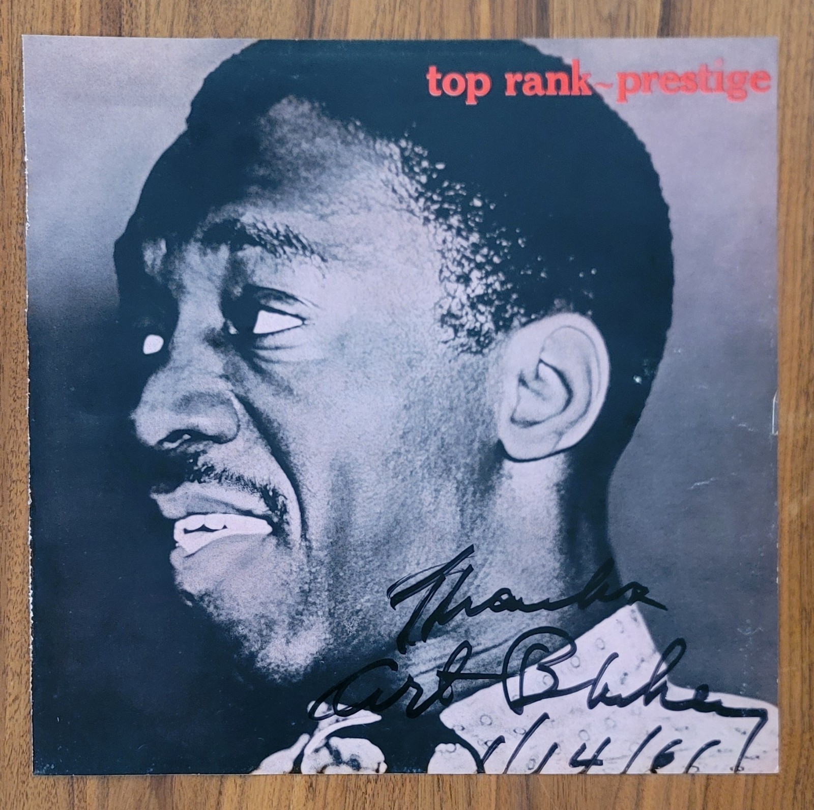 ART BLAKEY 12x12 Picture - AUTOGRAPHED at His 1st Japan Concert 1/14/61 PRESTIGE