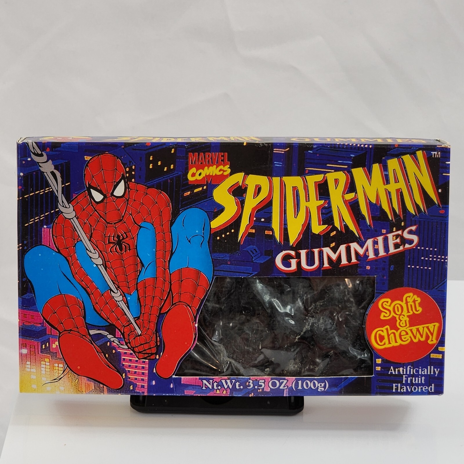Vtg Spider-Man 2001 Gummies Candy Soft Chewy Sealed Marvel Comics World Candies 