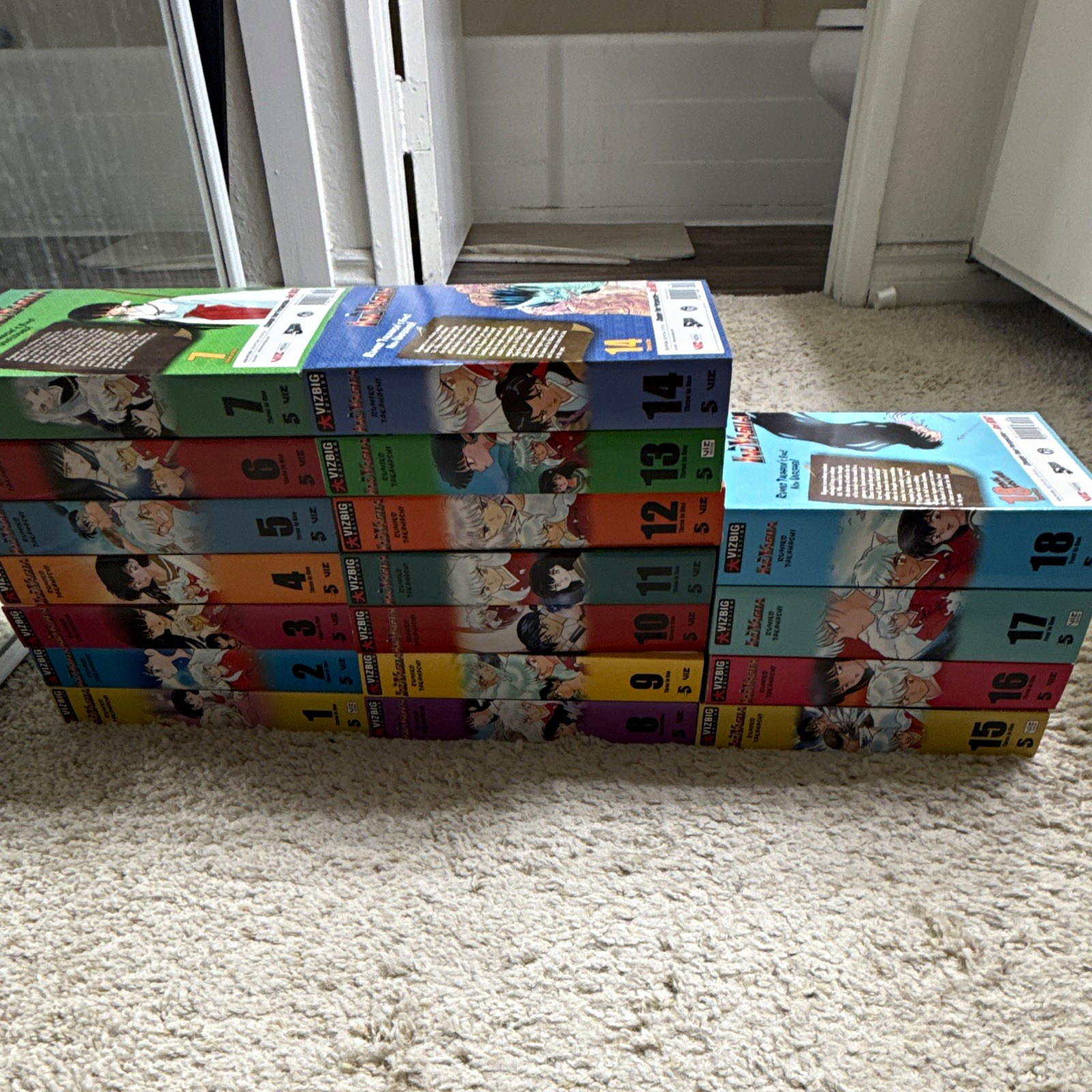 Inuyasha Manga Complete Set Vol 1-18 English VizBig editions, Rumiko Takahashi