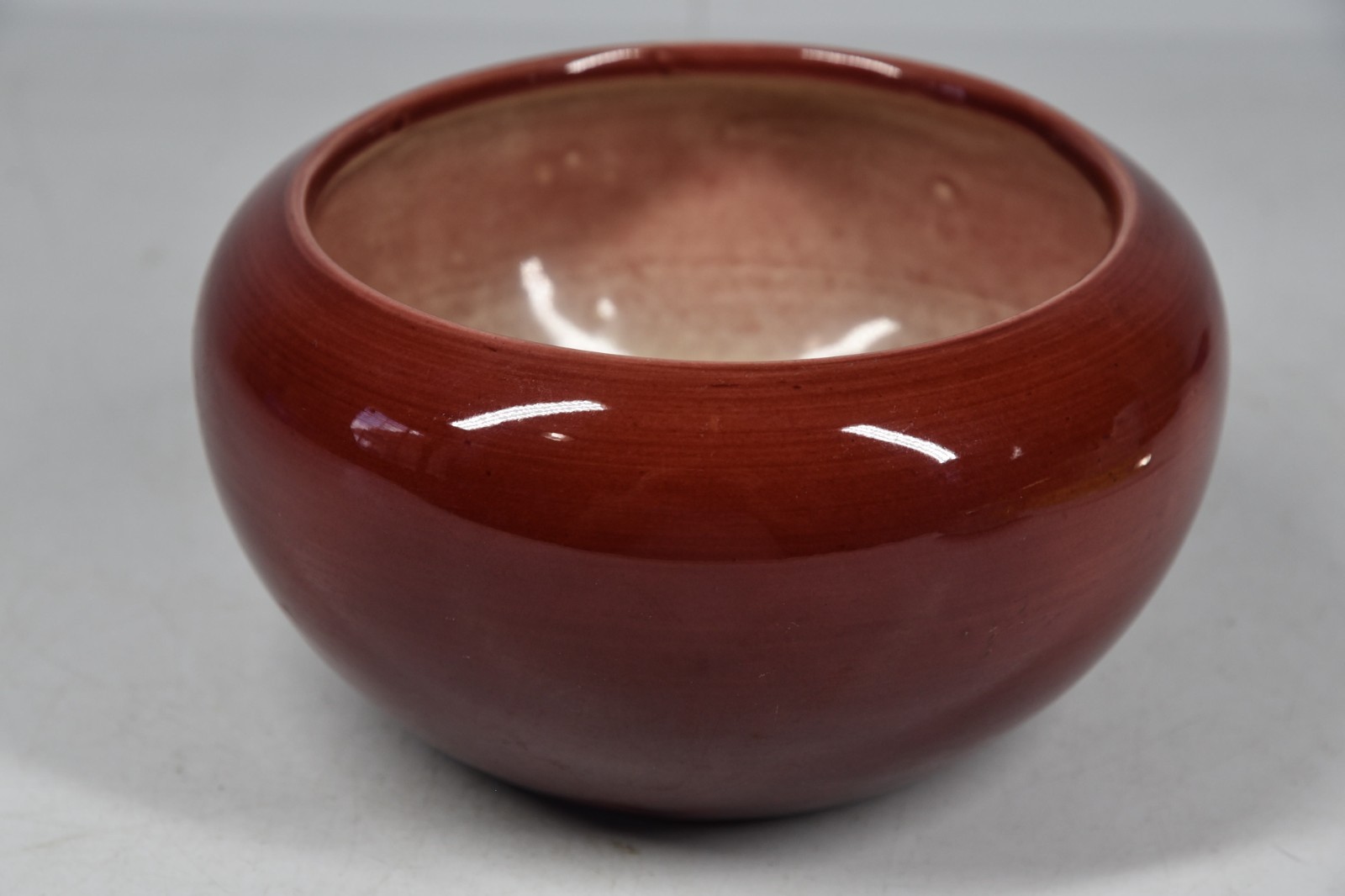 Vintage Bretby Brick Red Pot Planter England Pottery 1644D Collectible Garden
