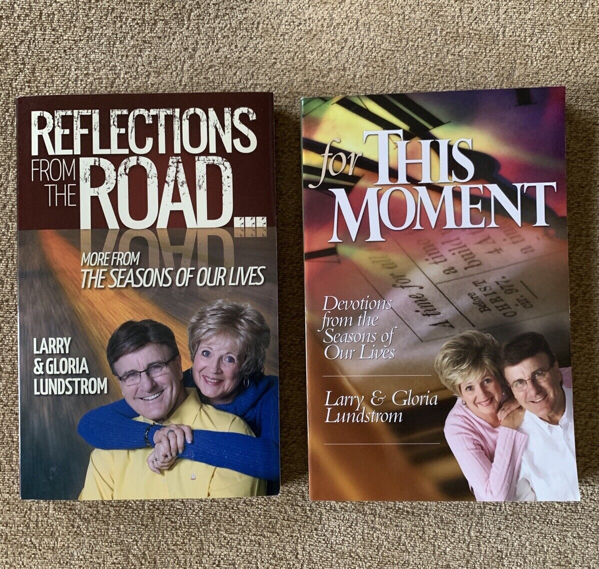 Larry & Gloria Lundstrom Set Of 2 Books Devotions & Reflects From The Road