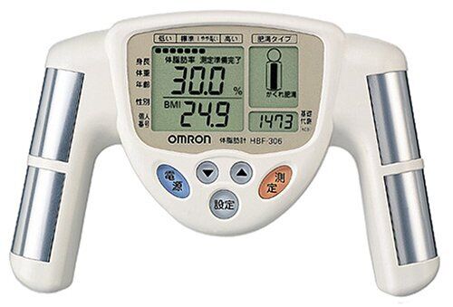 Omron Body Fat Meter HBF 400 306 W White
