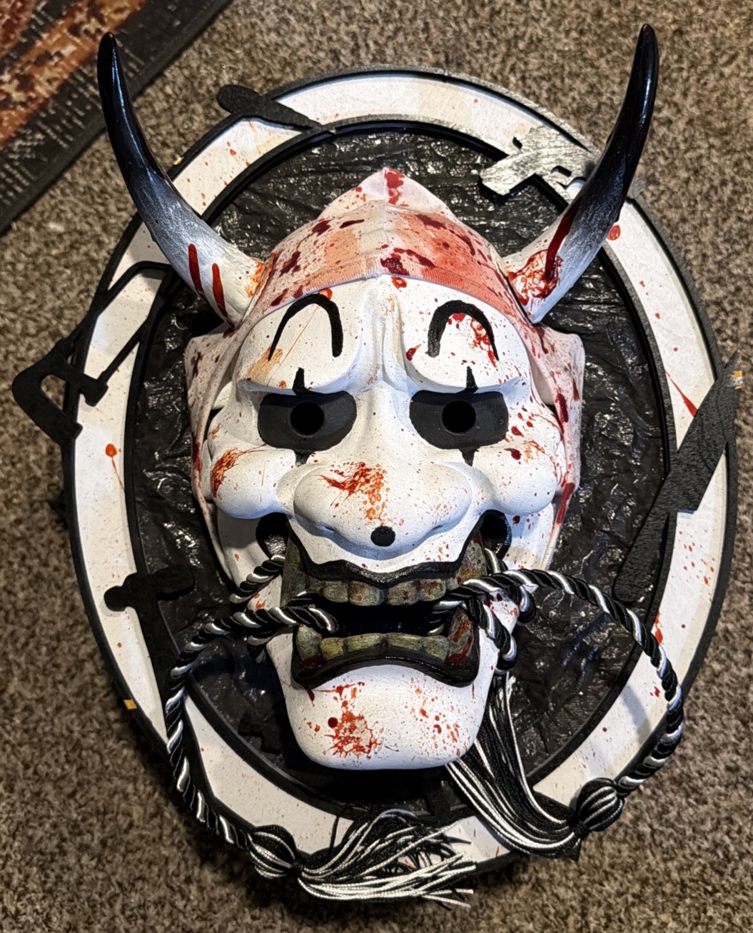 Art The Clown Terrifier Hanya Japanese Custom Art Mask Piece Horror Movie 1/1
