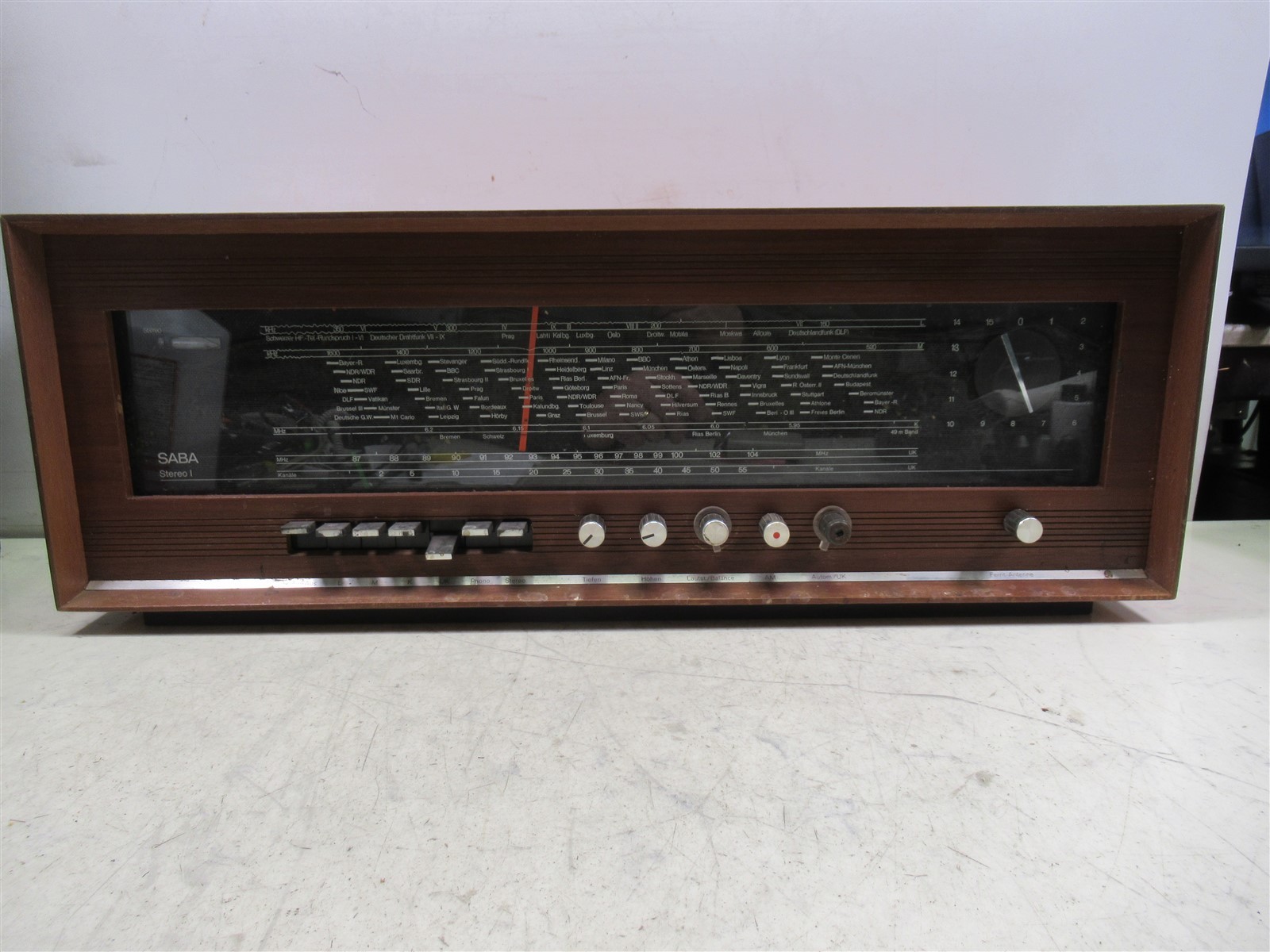 SABA Stereo 1 SRI-16 Radio Receiver 1965 Tube Vintage German Unit SABA Stereo 1 SRI-16 Radio Receiver 1965 Tube Vintage German Unit