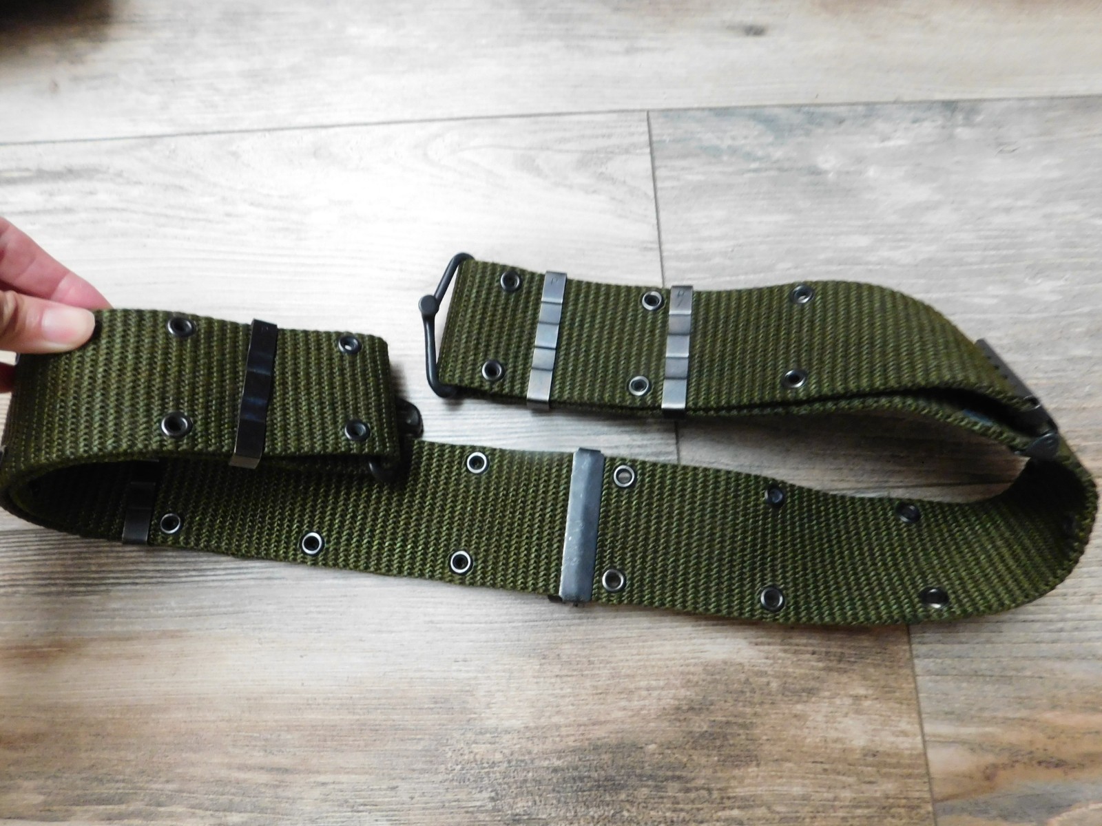 US MILITARY INDIVIDUAL EQUIPMENT NYLON BELT SIZE LARGE