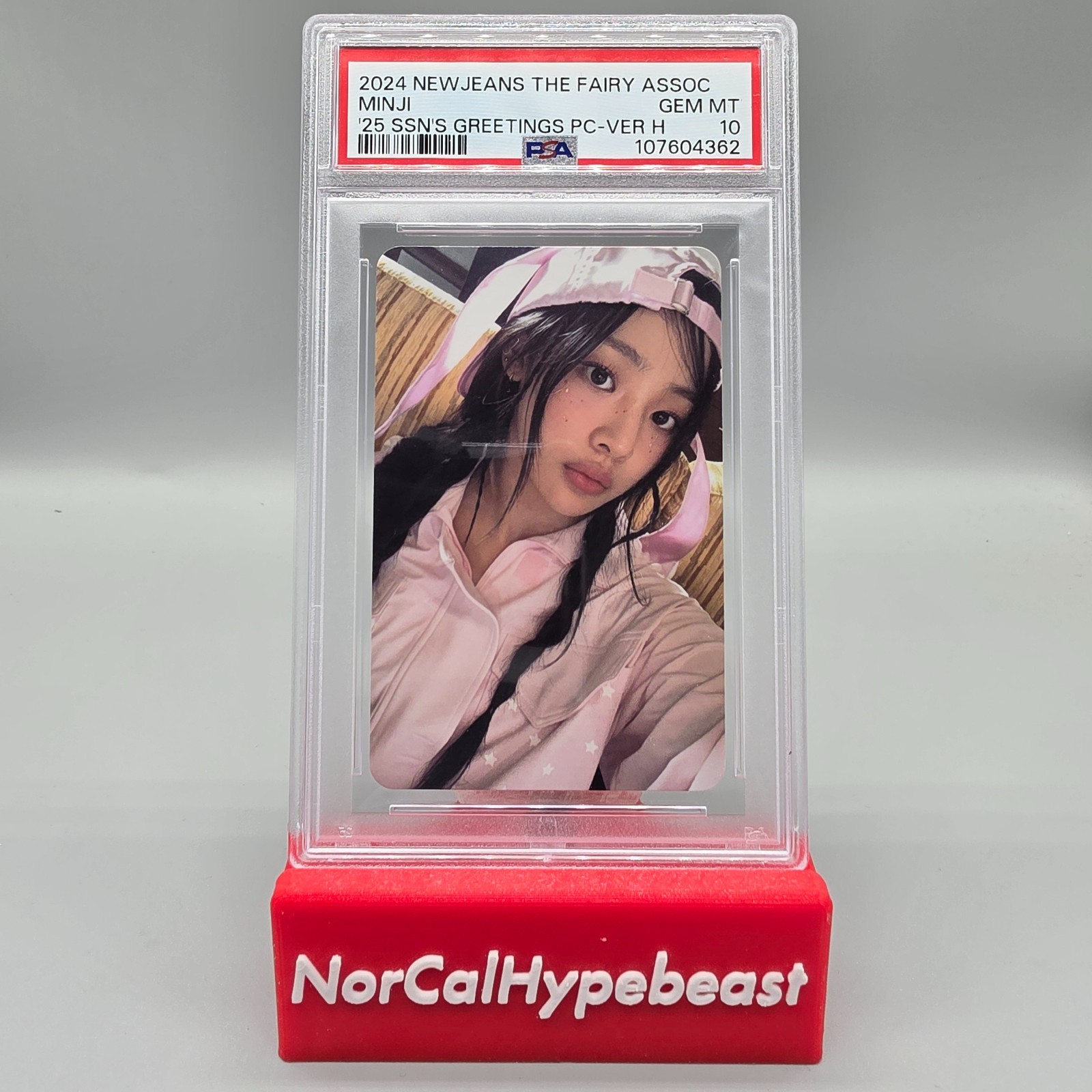 2024 New Jeans The Fairy Association MINJI \'25 Seasons Photocard PSA 10 GEM MINT