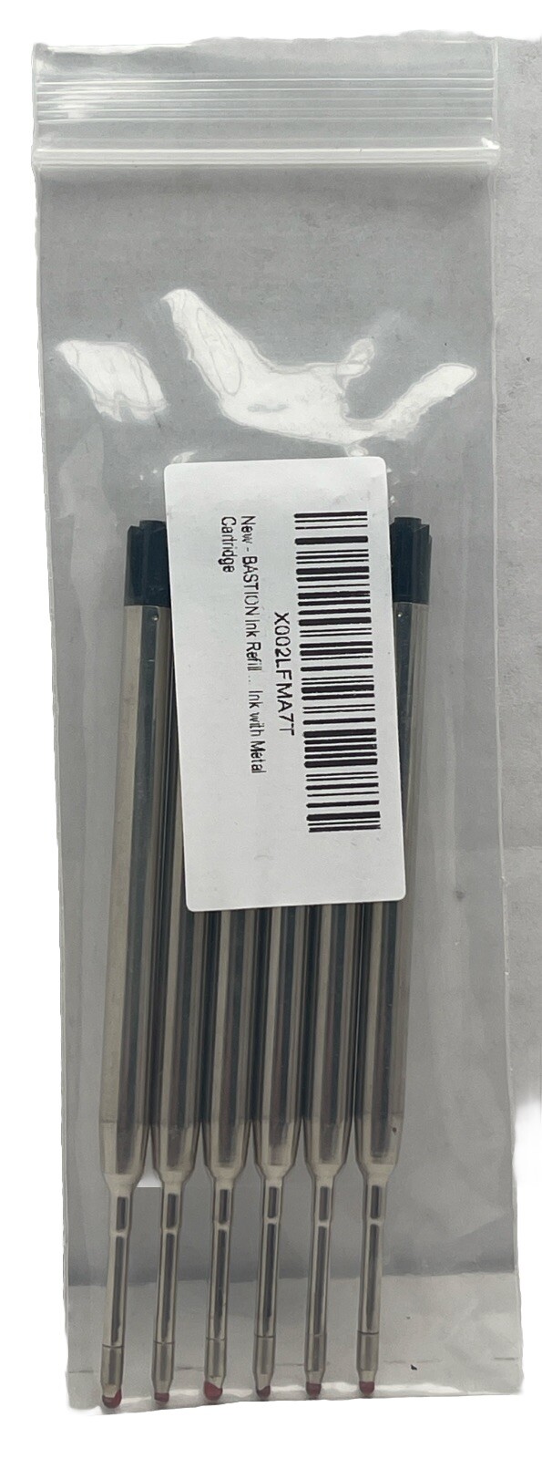 BASTION PENS INK REFILL STANDARD BLACK 6 SET Bolt Action Replacement Cartridge BASTION PENS INK REFILL STANDARD BLACK 6 SET Bolt Action Replacement Cartridge