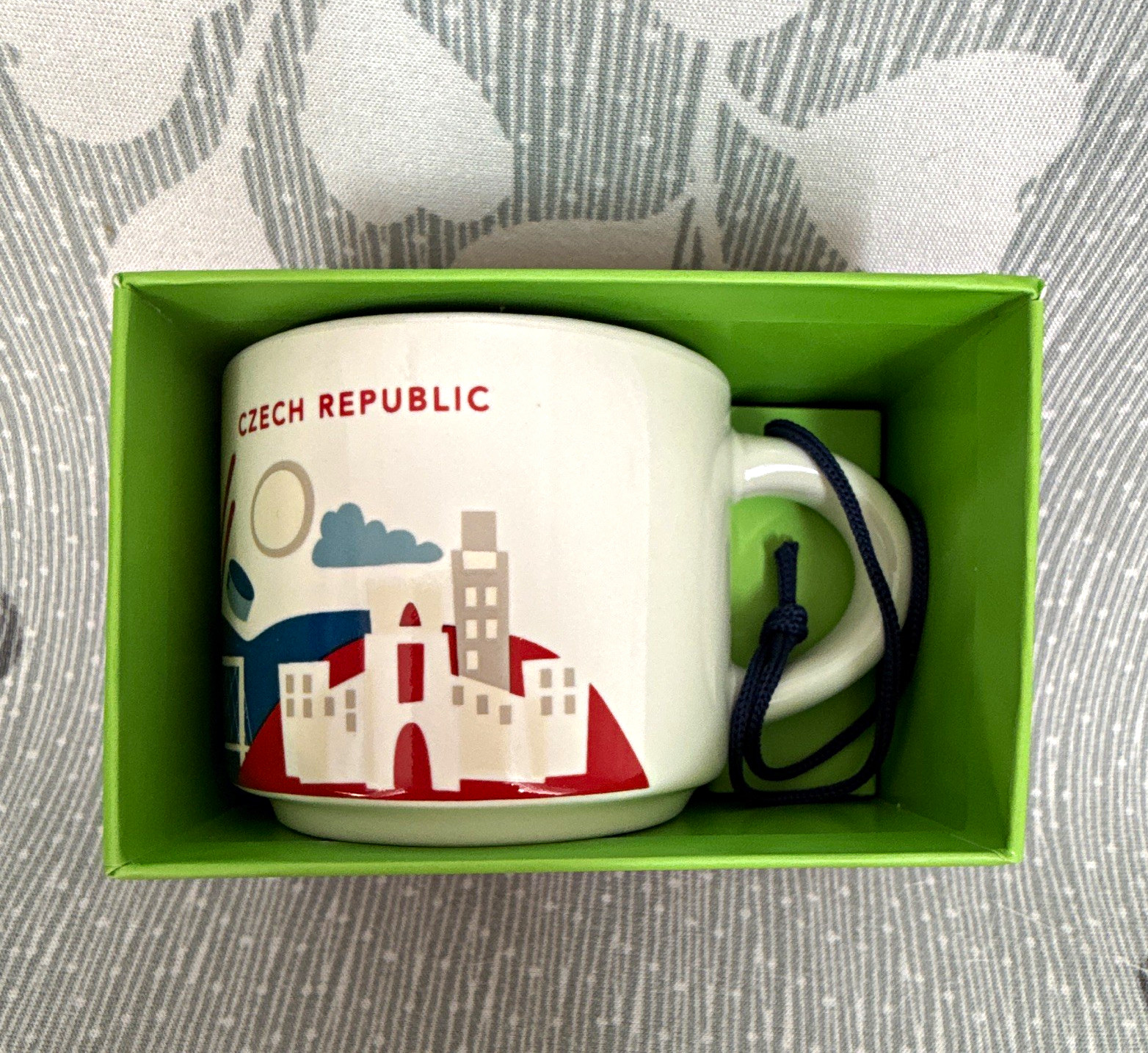 Starbucks You Are Here Collection Czech Republic Mug Ornament 2025
