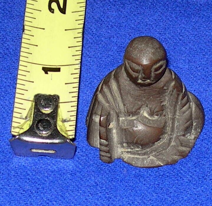 Chinese-Style Bronze Buddha Miniature Figure - Doll House Miniature
