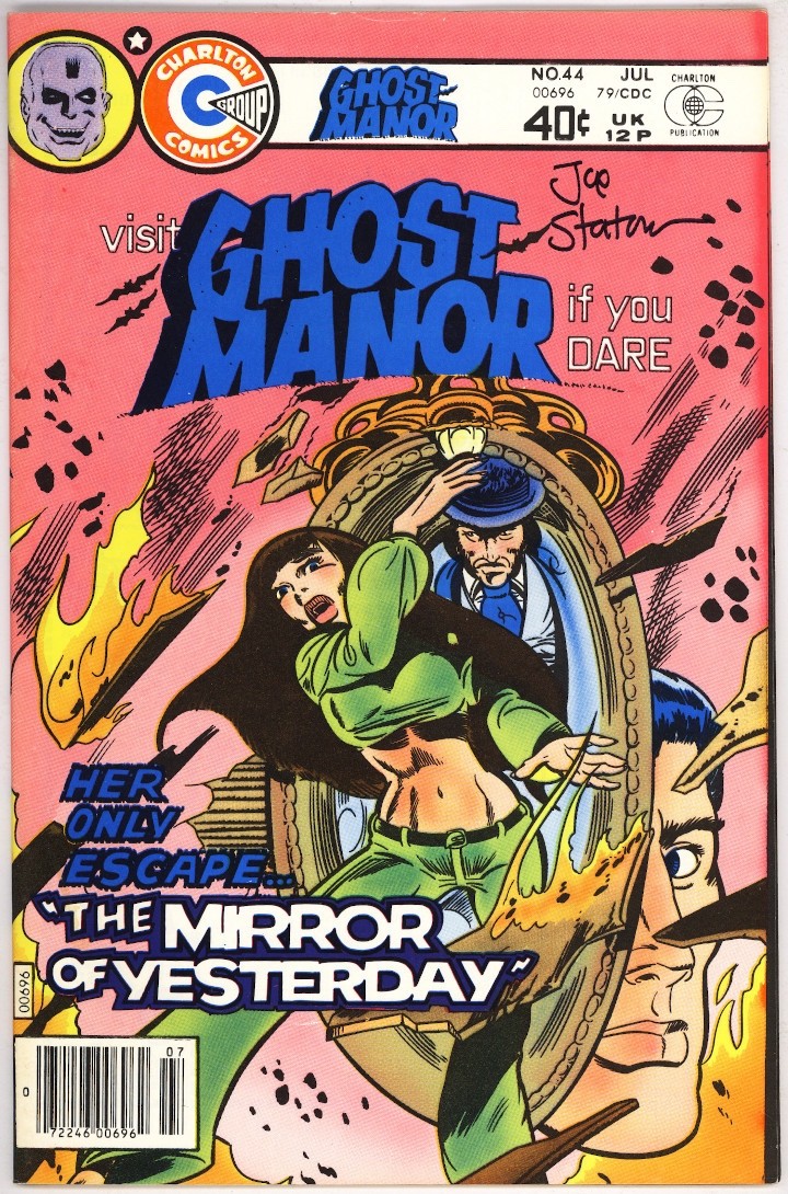 Ghost Manor 44 NM 9.4 DOUBLE COVER Joe Staton Signed Charlton Bronze Horror BIN