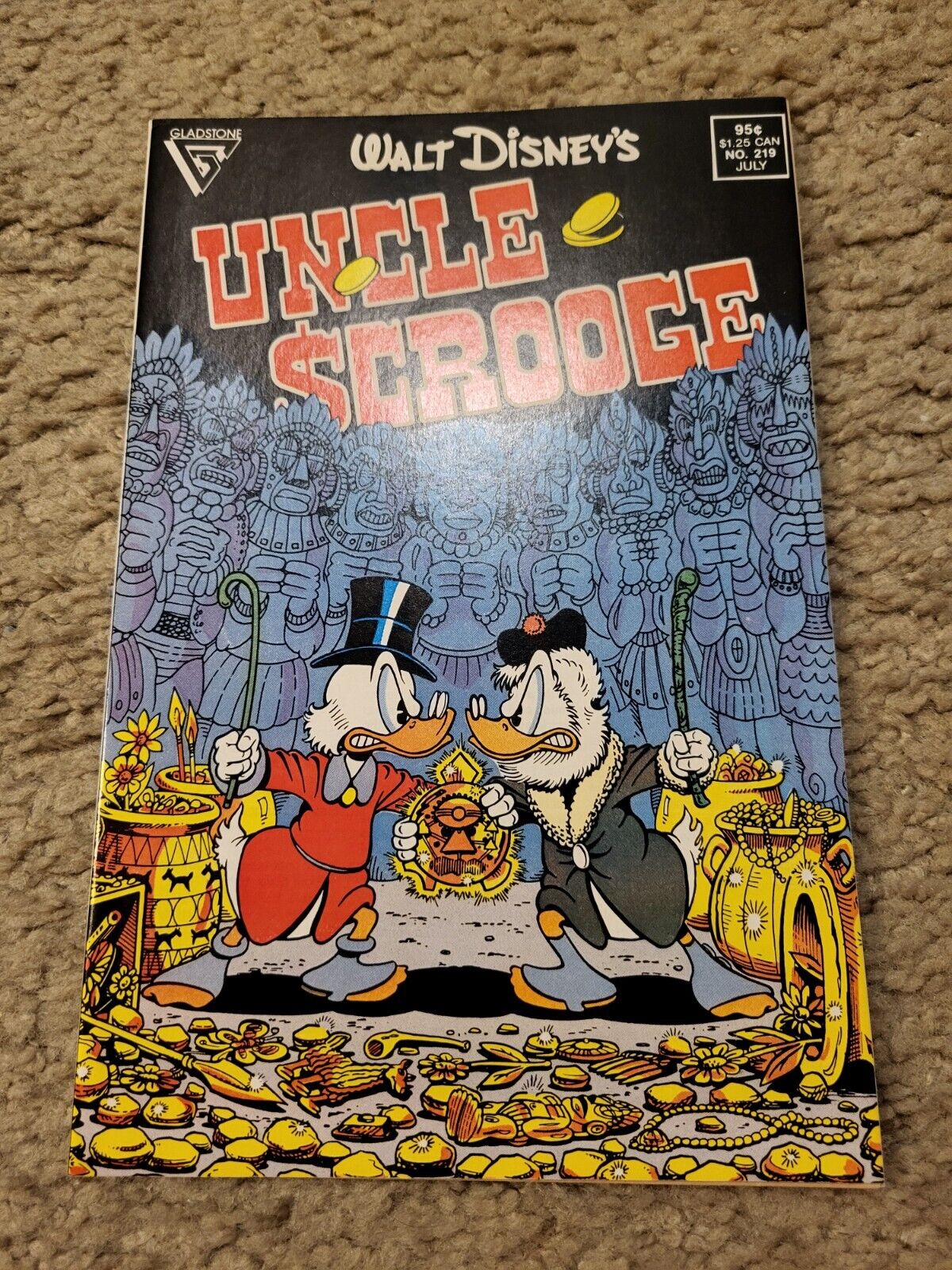 Walt Disney’s Uncle Scrooge 219 (1st Don Rosa script + art) Gladstone HIGH GRADE