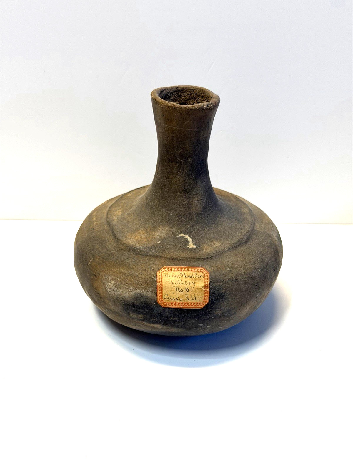 Ancient Archaic Native American Indian Clay Pottery Vessel; Cairo, Illinois Ancient Archaic Native American Indian Clay Pottery Vessel; Cairo, Illinois
