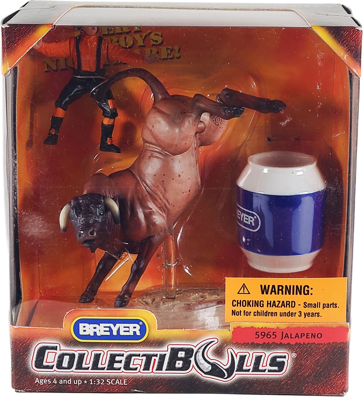 NIB Breyer CollectiBulls Jalapeno Rodeo Playset 5965 Stablemates 1:32 New