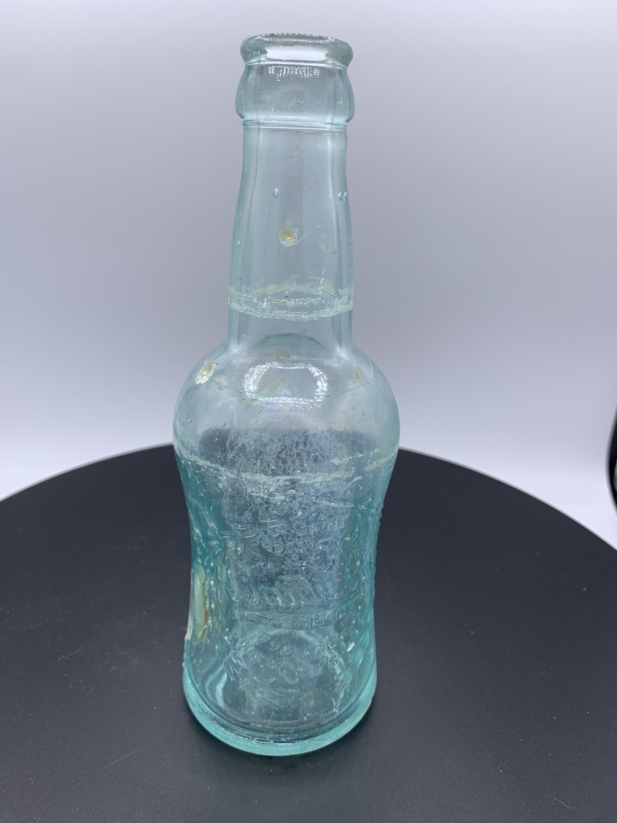 Vintage early 1900s BLUDWINE Aqua Bottle Jacksonville Fla. Item#243